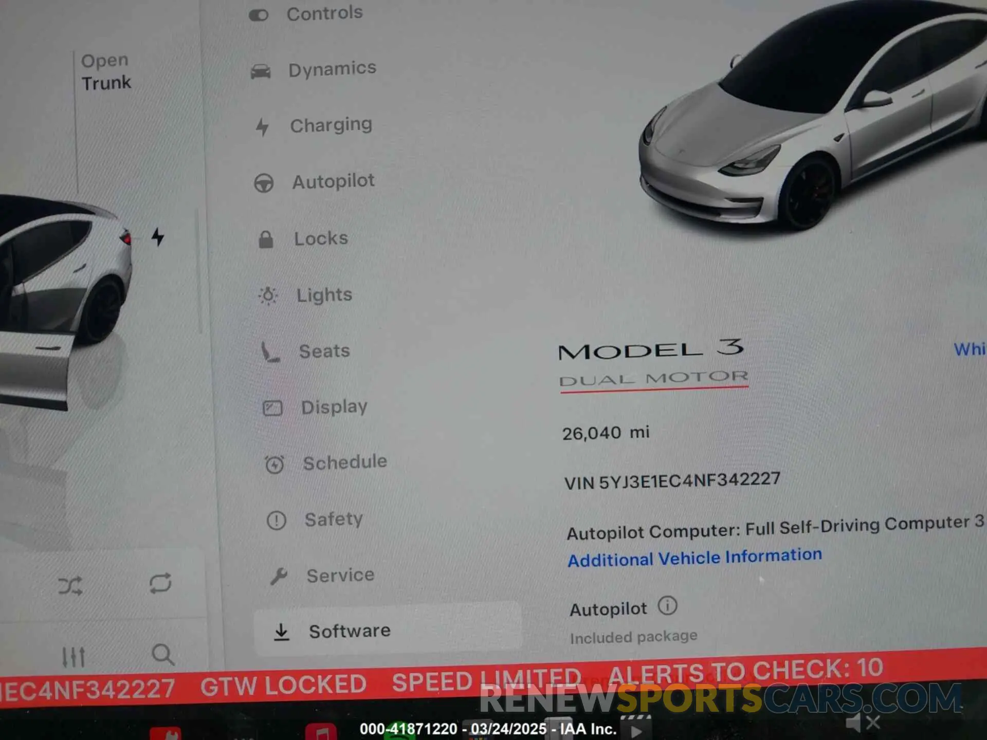 7 Photograph of a damaged car 5YJ3E1EC4NF342227 TESLA MODEL 3 2022
