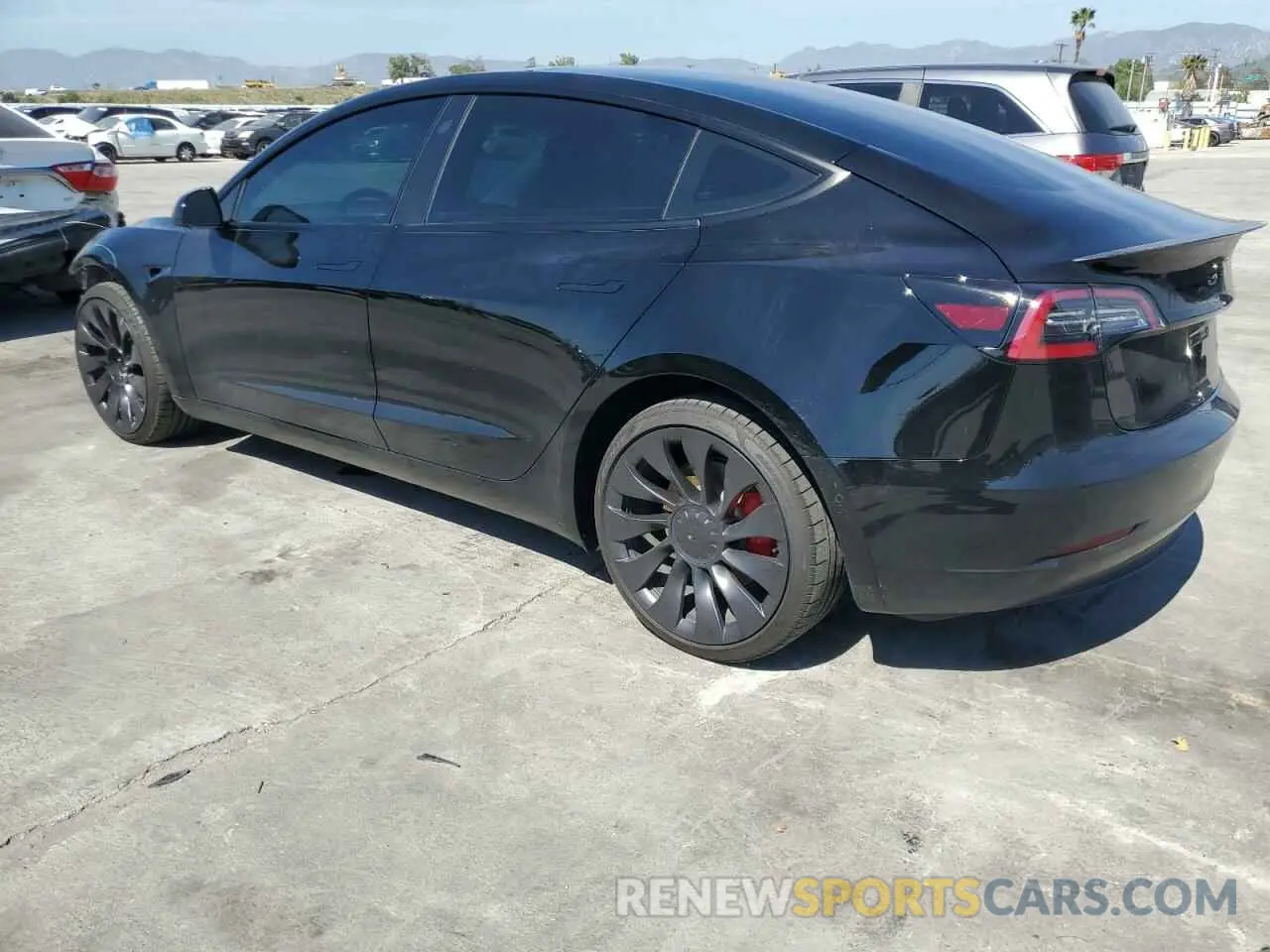 2 Photograph of a damaged car 5YJ3E1EC4NF359125 TESLA MODEL 3 2022