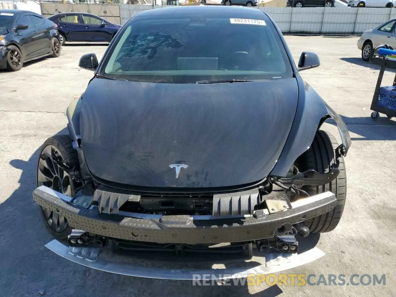 5 Photograph of a damaged car 5YJ3E1EC4NF359125 TESLA MODEL 3 2022