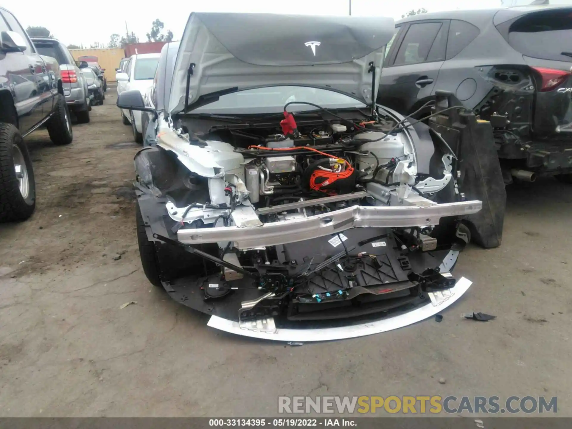 6 Photograph of a damaged car 5YJ3E1EC5NF113300 TESLA MODEL 3 2022