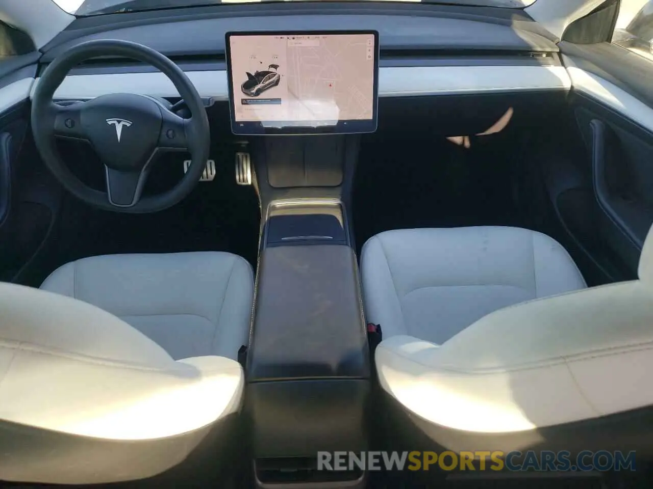 8 Photograph of a damaged car 5YJ3E1EC5NF120456 TESLA MODEL 3 2022