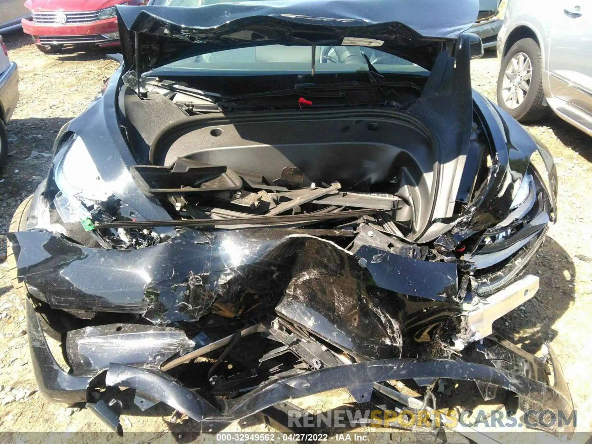 6 Photograph of a damaged car 5YJ3E1EC5NF163257 TESLA MODEL 3 2022