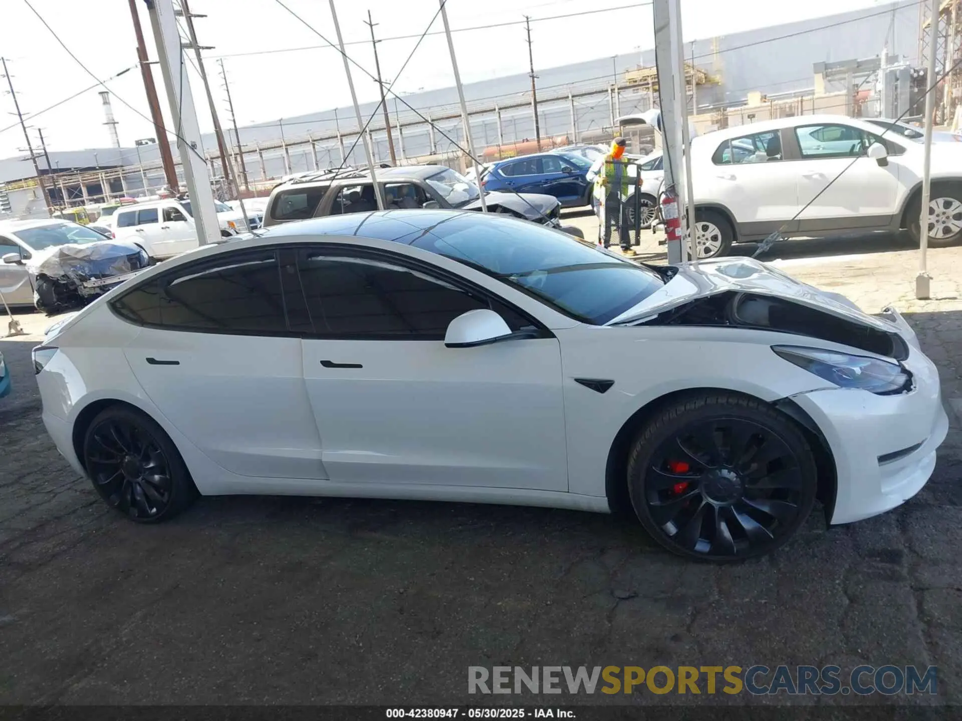 12 Photograph of a damaged car 5YJ3E1EC5NF195612 TESLA MODEL 3 2022