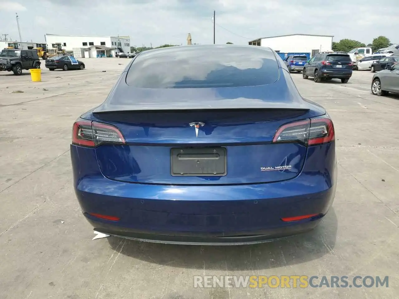 6 Photograph of a damaged car 5YJ3E1EC5NF198011 TESLA MODEL 3 2022