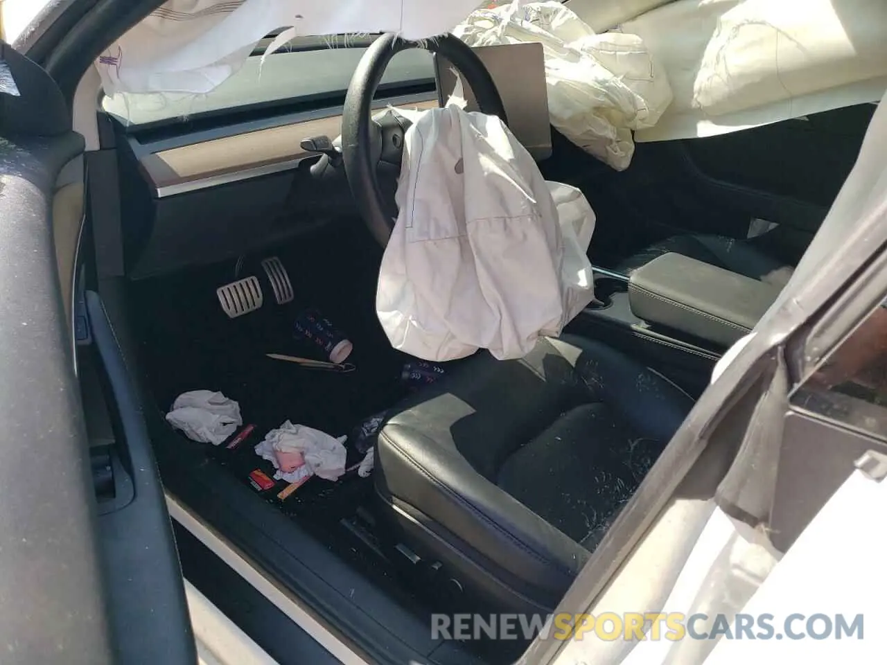 8 Photograph of a damaged car 5YJ3E1EC5NF274049 TESLA MODEL 3 2022