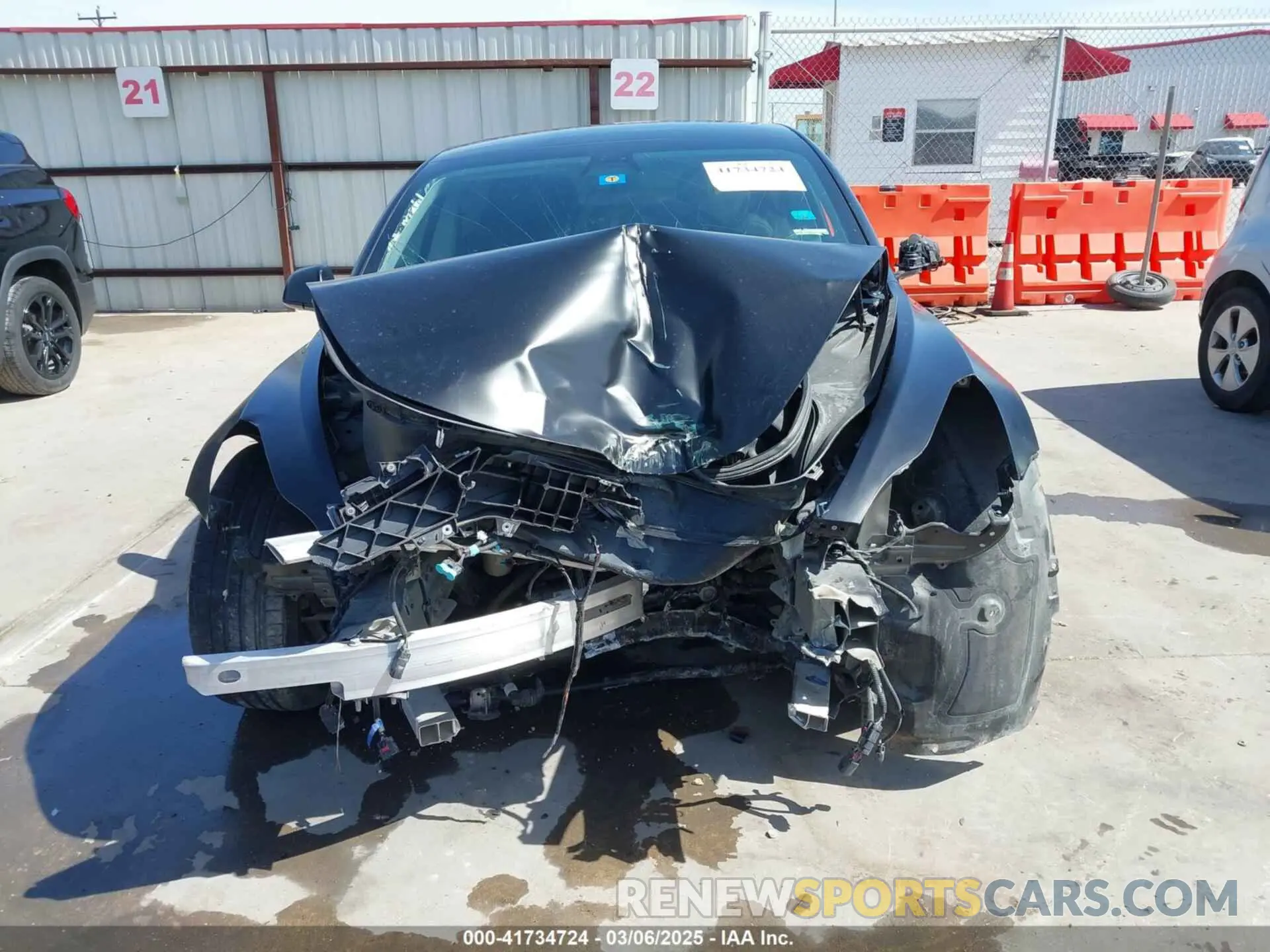 12 Photograph of a damaged car 5YJ3E1EC6NF104475 TESLA MODEL 3 2022