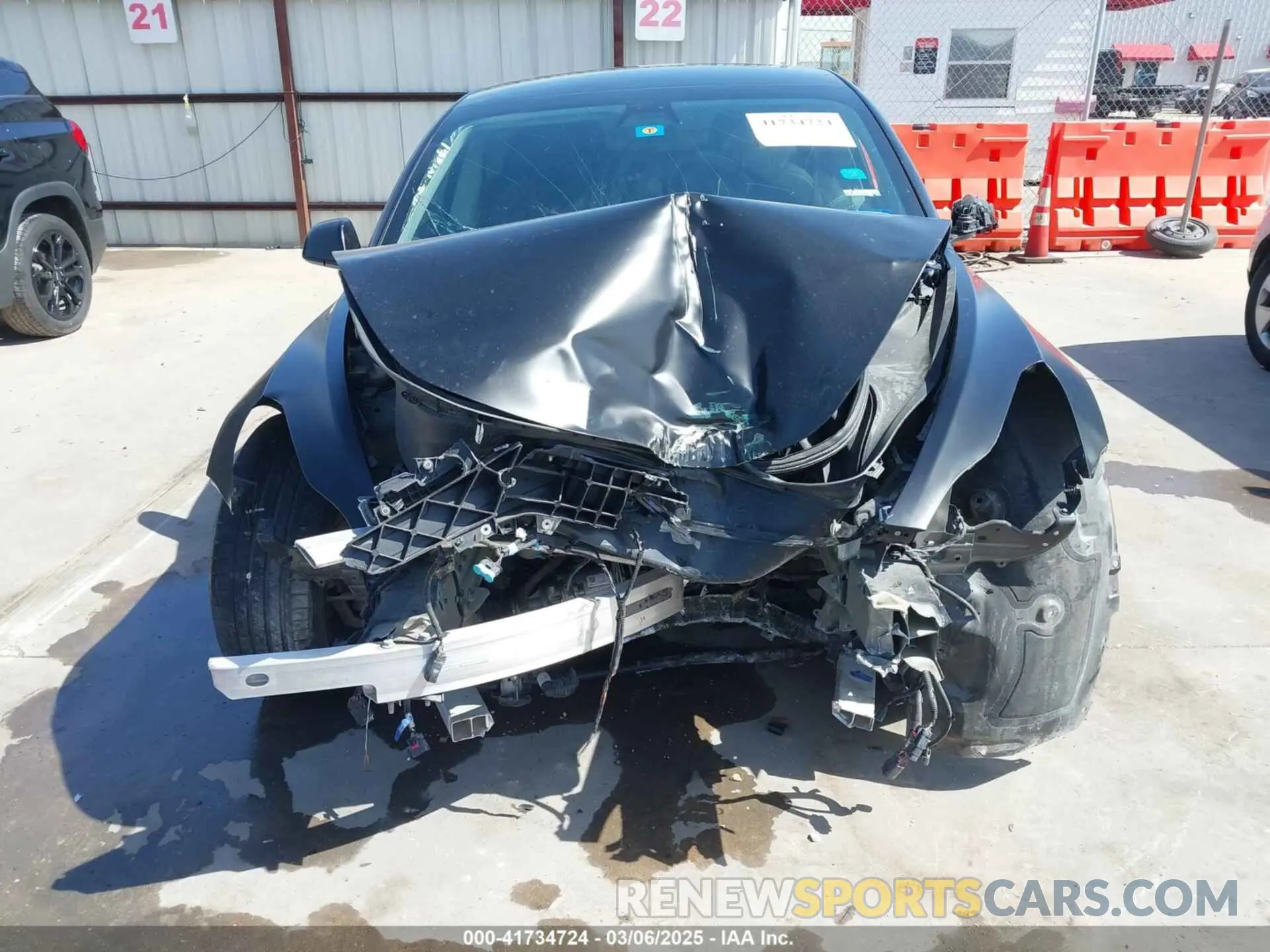 6 Photograph of a damaged car 5YJ3E1EC6NF104475 TESLA MODEL 3 2022