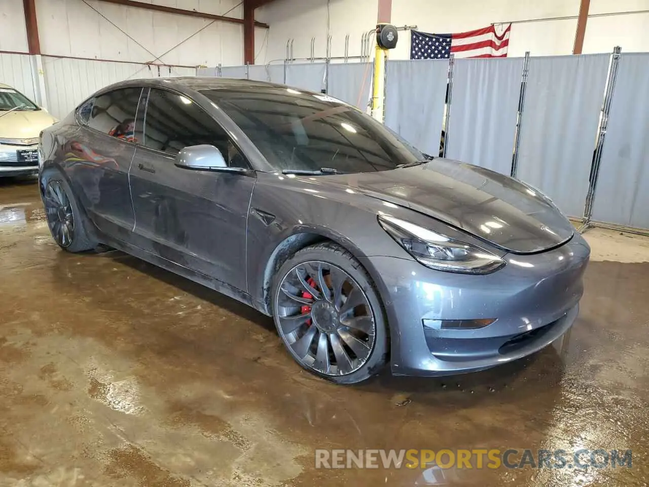 4 Photograph of a damaged car 5YJ3E1EC6NF107912 TESLA MODEL 3 2022