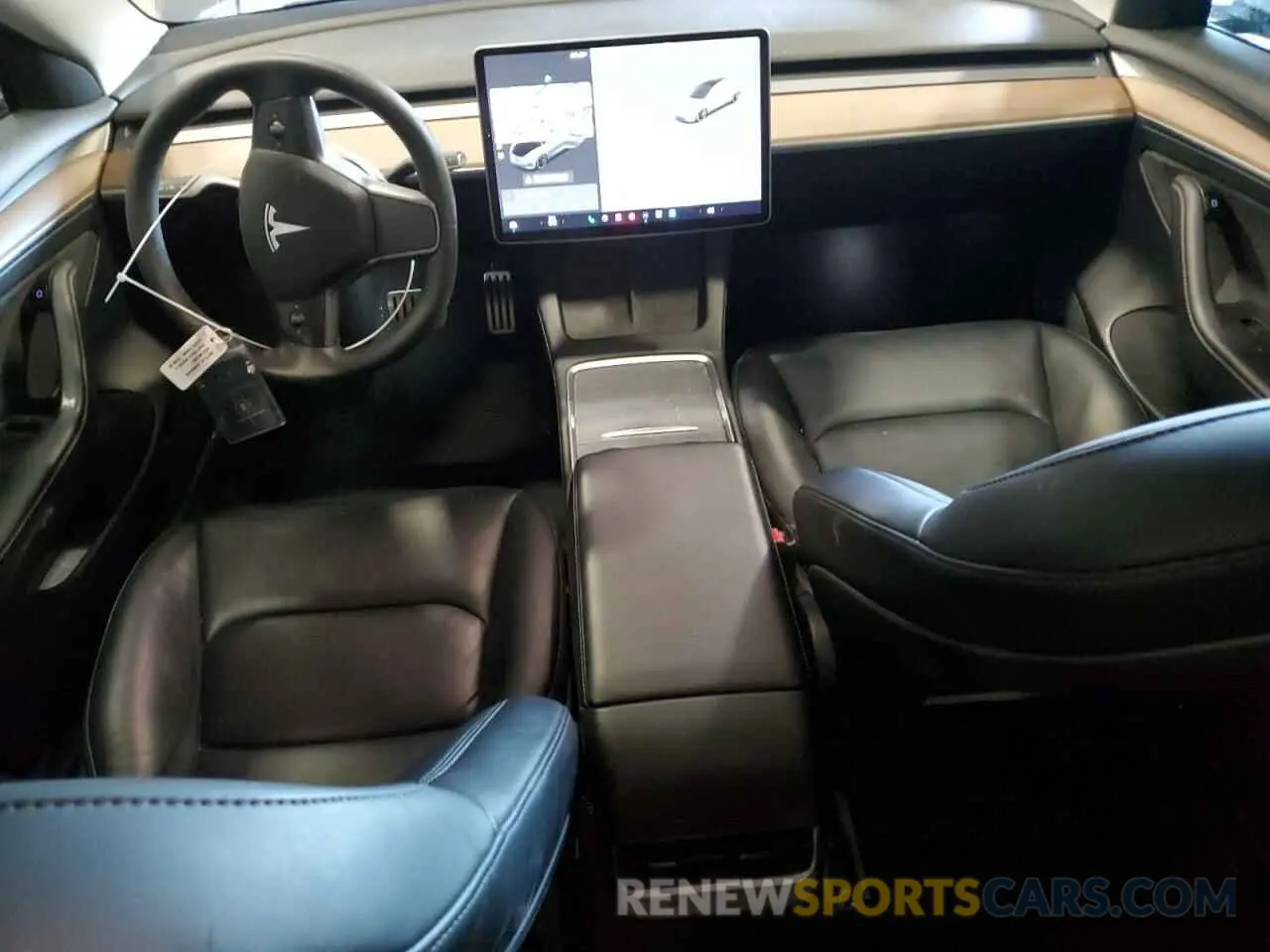 8 Photograph of a damaged car 5YJ3E1EC6NF107912 TESLA MODEL 3 2022