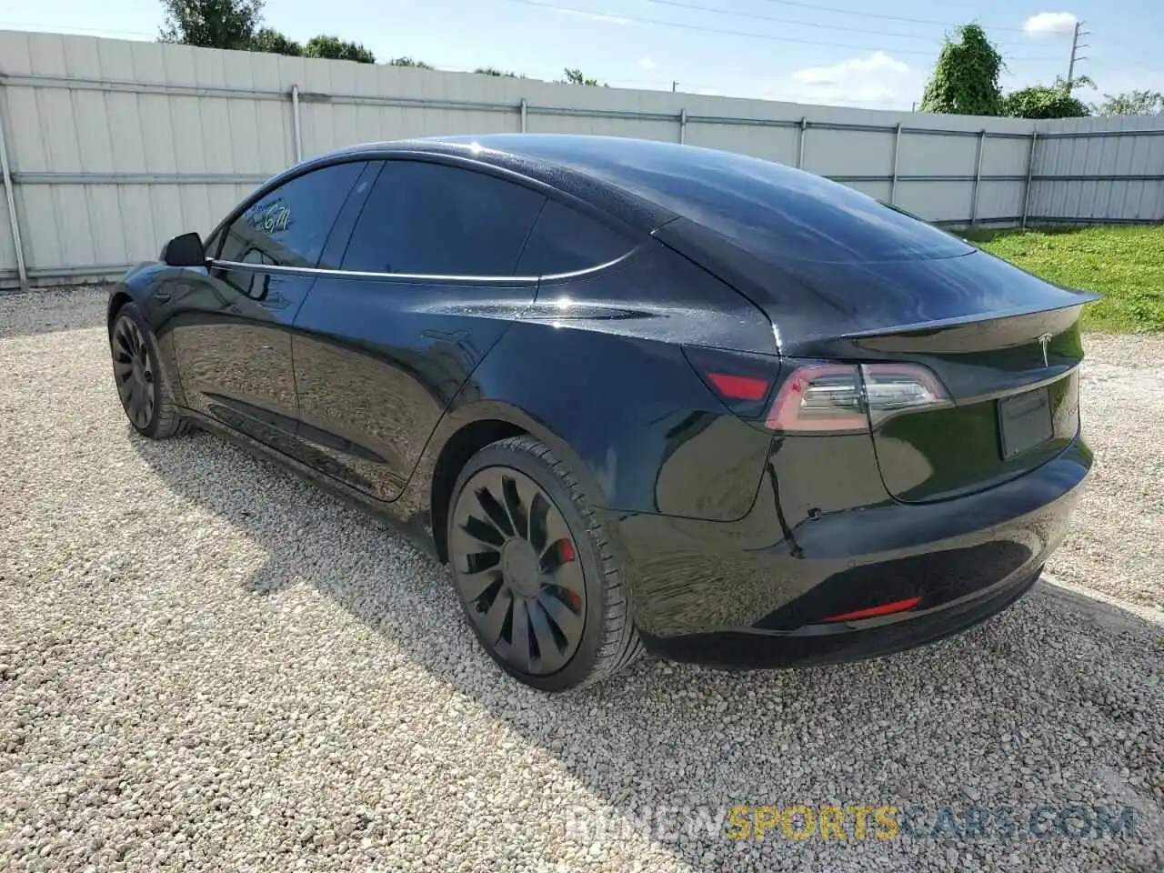 3 Photograph of a damaged car 5YJ3E1EC6NF127819 TESLA MODEL 3 2022