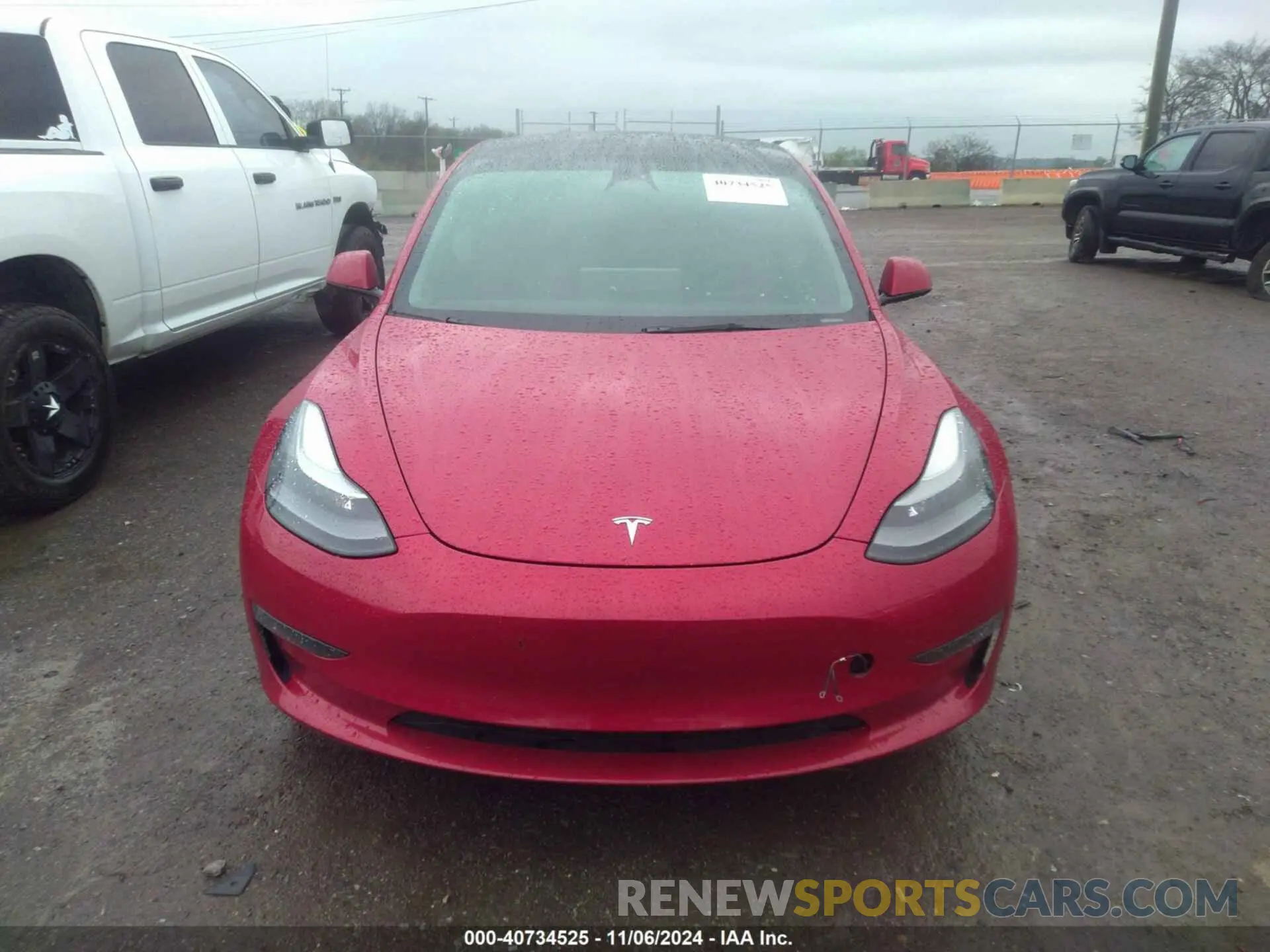 12 Photograph of a damaged car 5YJ3E1EC6NF165731 TESLA MODEL 3 2022