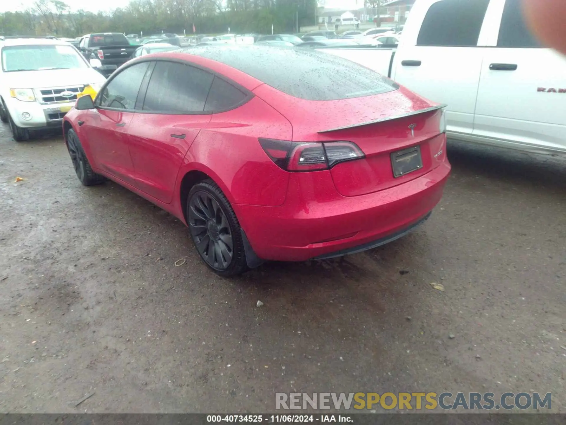 3 Photograph of a damaged car 5YJ3E1EC6NF165731 TESLA MODEL 3 2022
