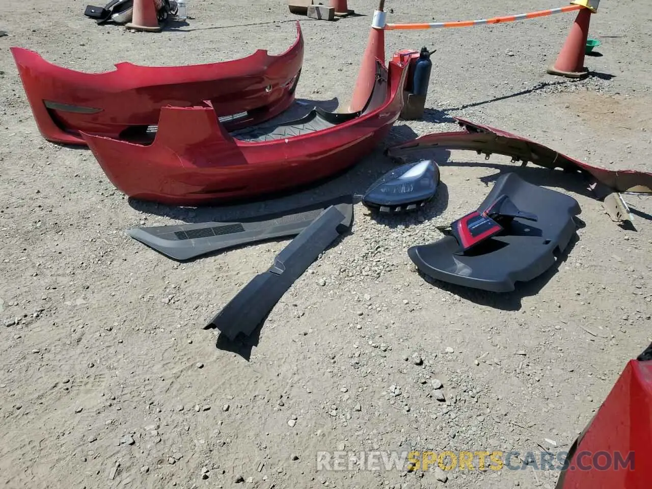 12 Photograph of a damaged car 5YJ3E1EC6NF168984 TESLA MODEL 3 2022