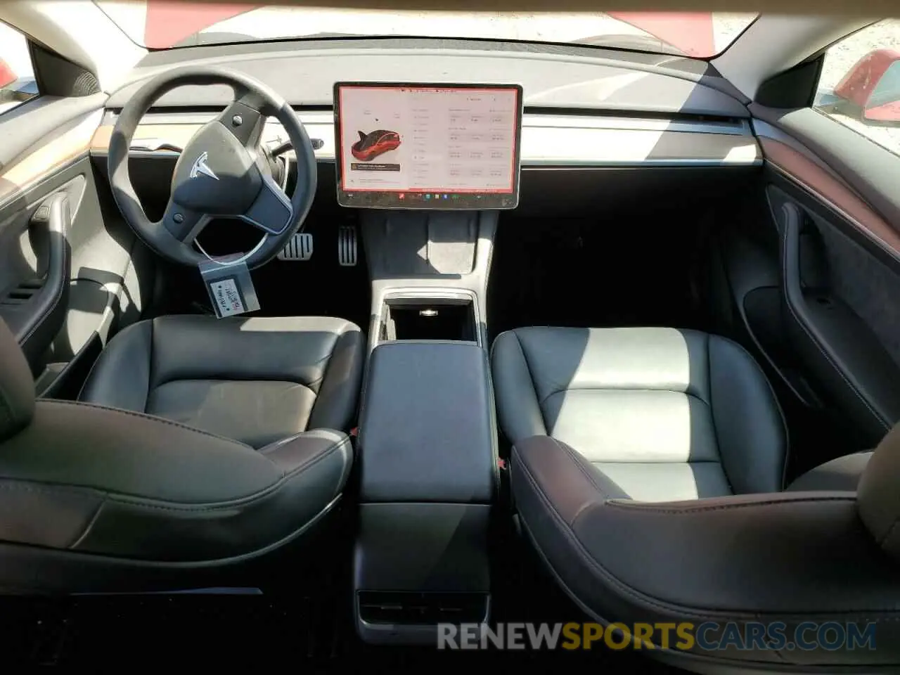 8 Photograph of a damaged car 5YJ3E1EC6NF168984 TESLA MODEL 3 2022