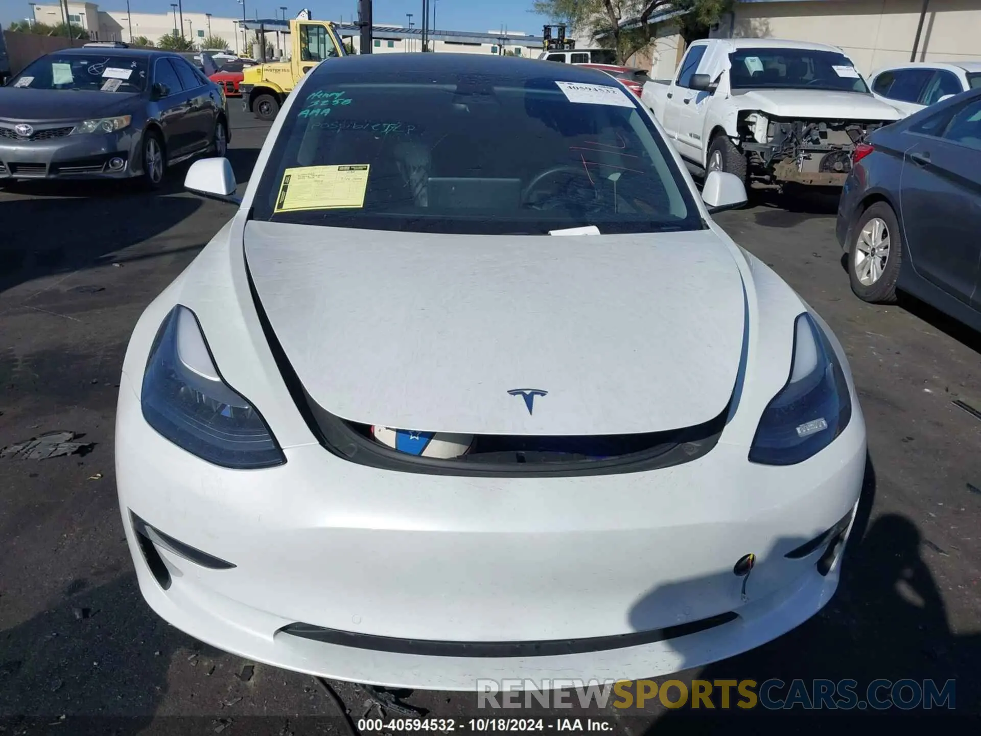 11 Photograph of a damaged car 5YJ3E1EC6NF204141 TESLA MODEL 3 2022