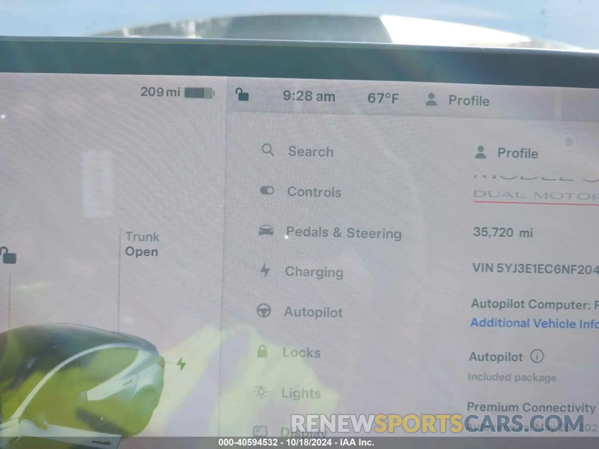 16 Photograph of a damaged car 5YJ3E1EC6NF204141 TESLA MODEL 3 2022