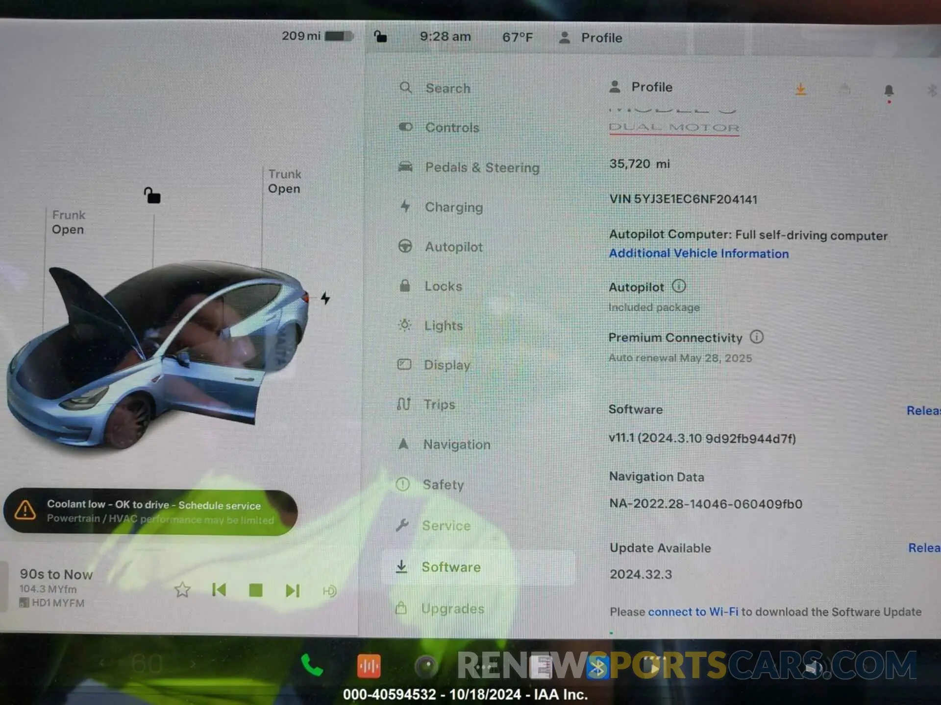 17 Photograph of a damaged car 5YJ3E1EC6NF204141 TESLA MODEL 3 2022