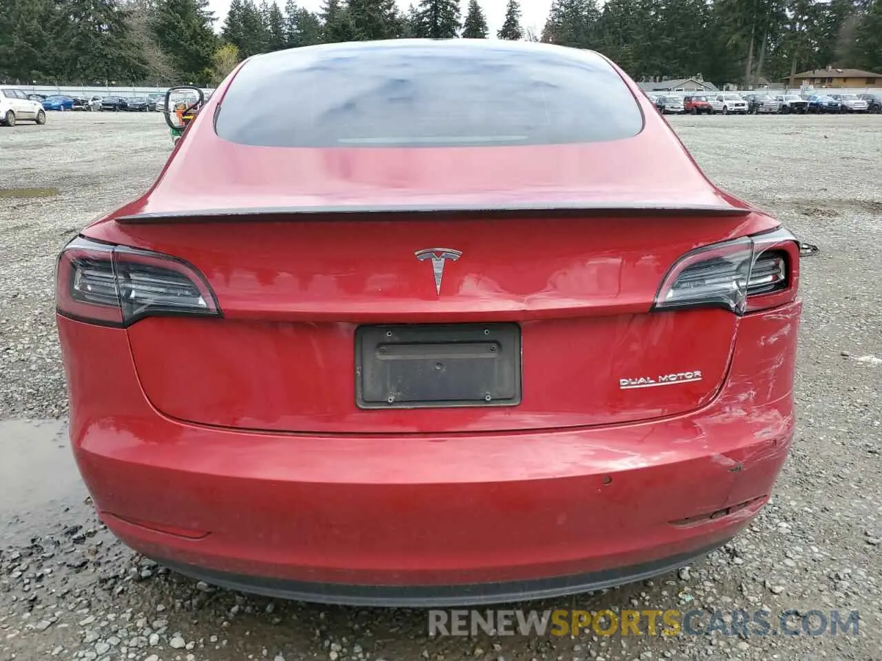 6 Photograph of a damaged car 5YJ3E1EC6NF244817 TESLA MODEL 3 2022