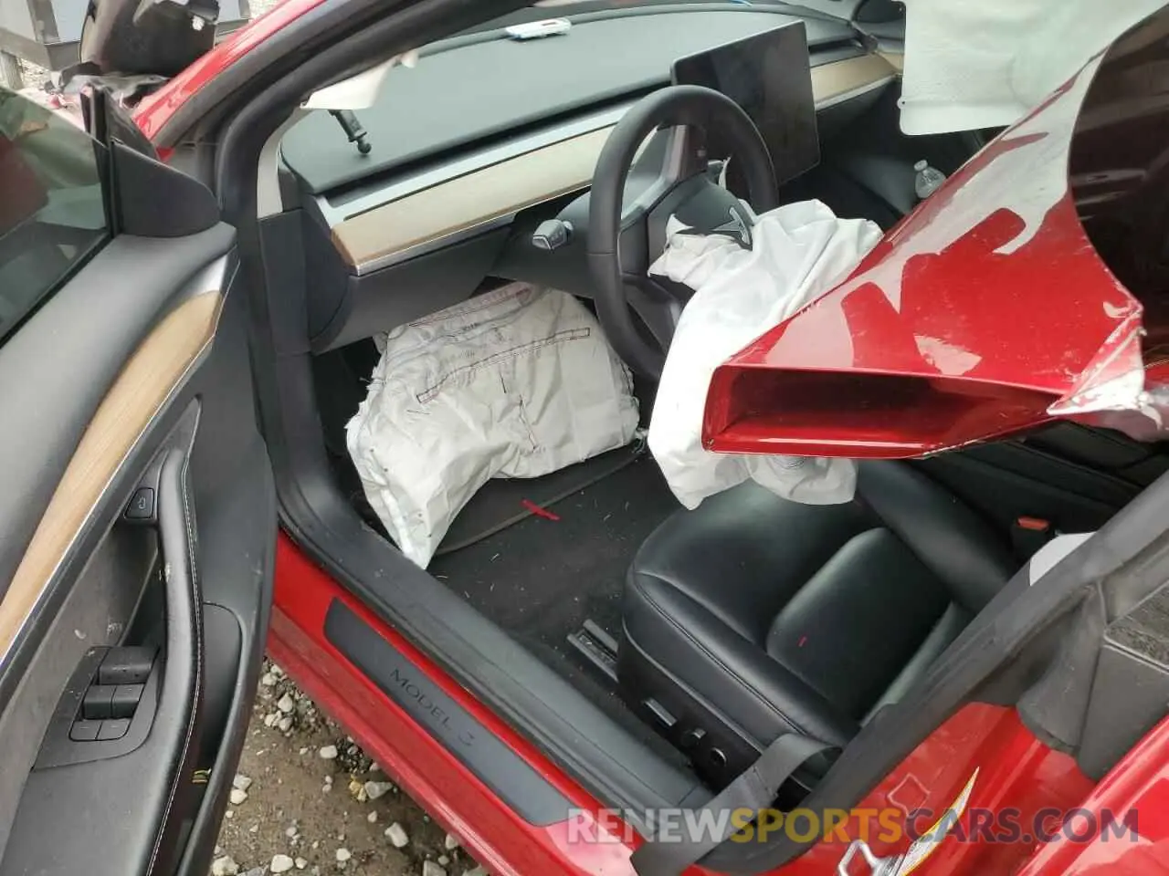 8 Photograph of a damaged car 5YJ3E1EC6NF244817 TESLA MODEL 3 2022