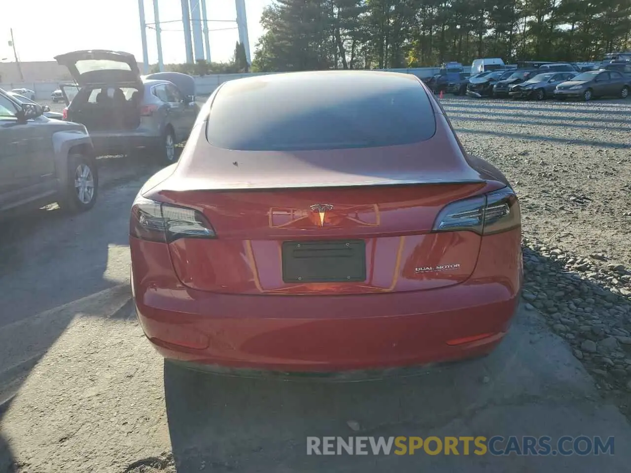 6 Photograph of a damaged car 5YJ3E1EC6NF248205 TESLA MODEL 3 2022
