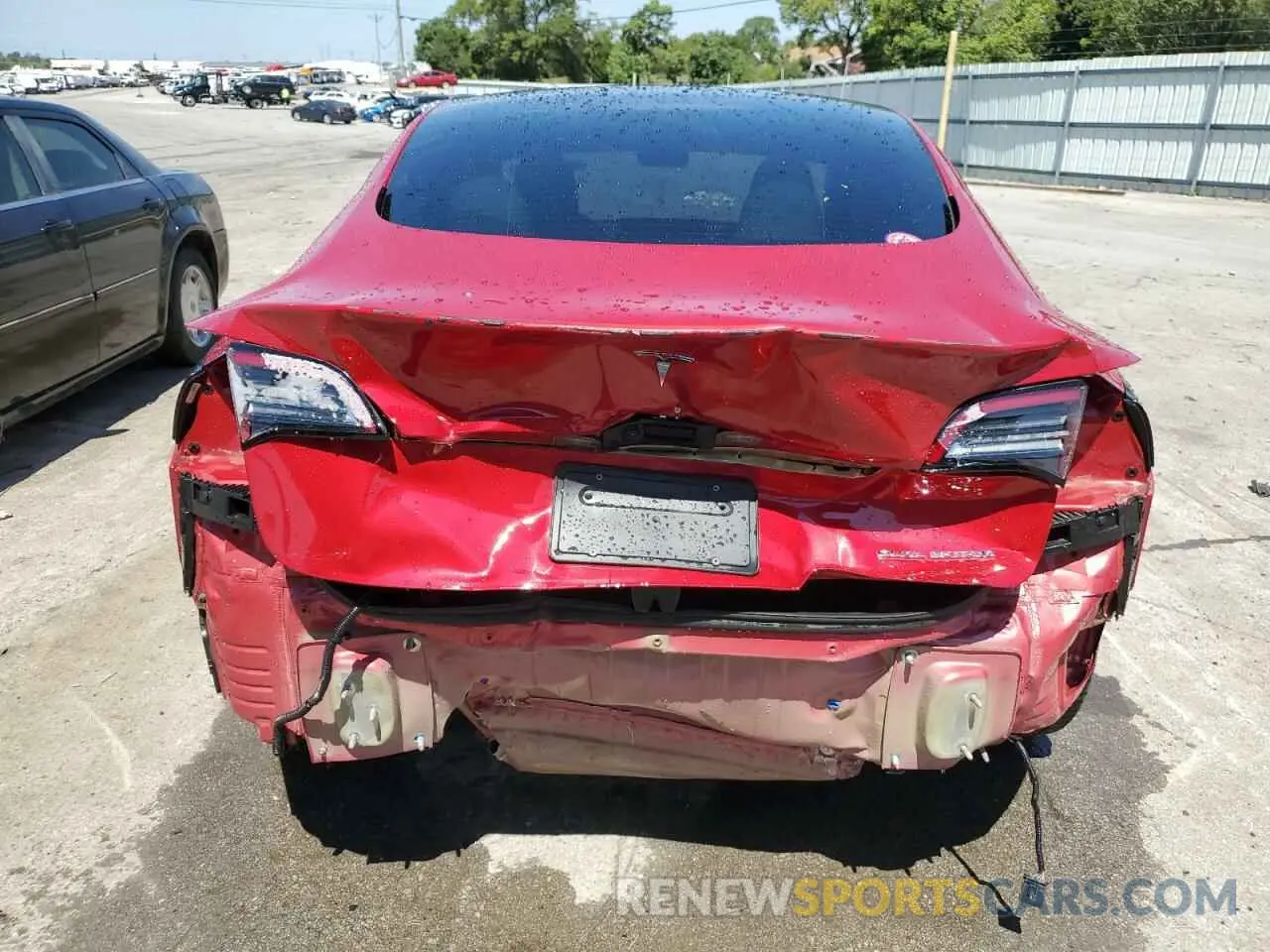 6 Photograph of a damaged car 5YJ3E1EC6NF262704 TESLA MODEL 3 2022