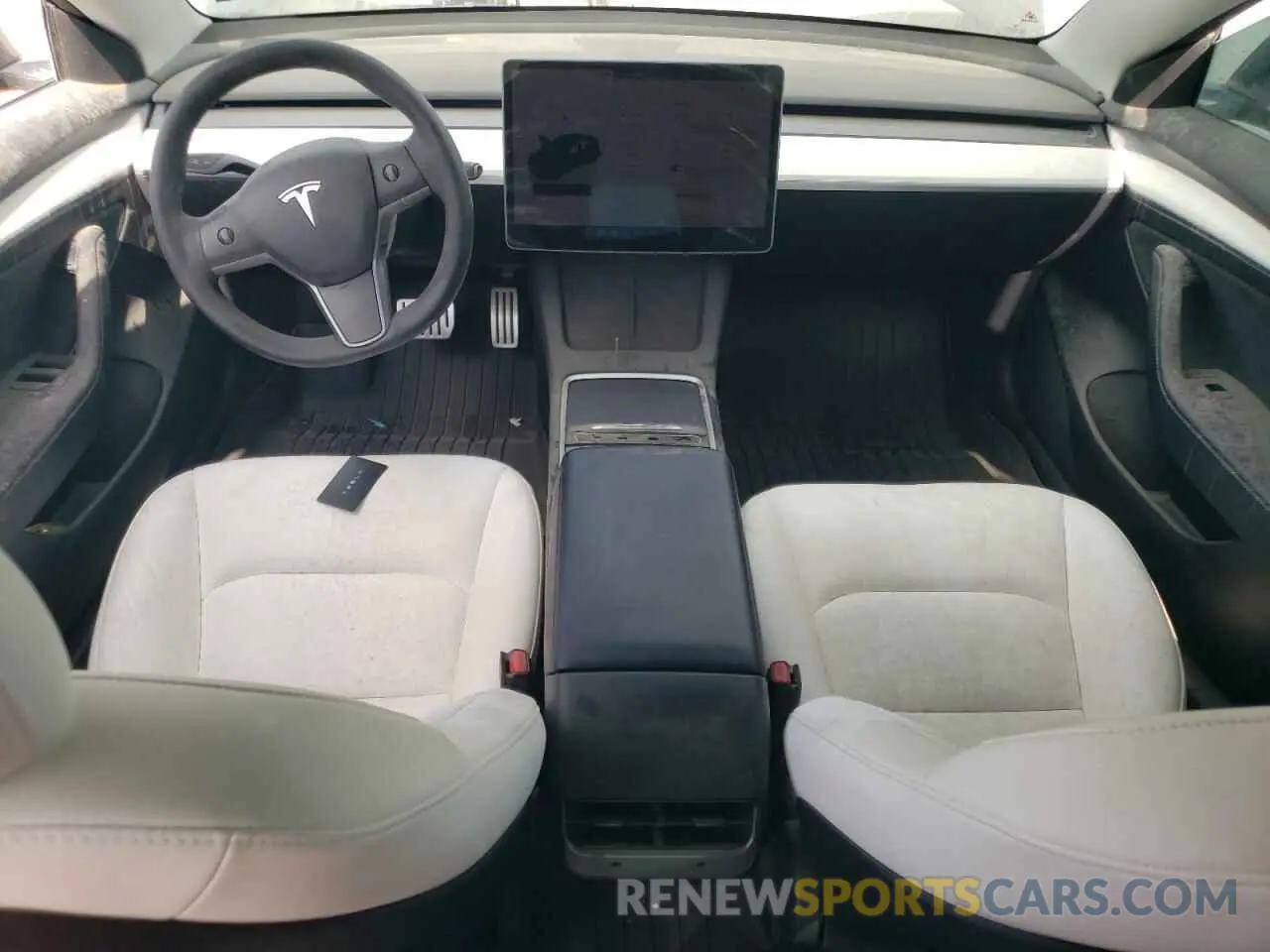 8 Photograph of a damaged car 5YJ3E1EC6NF264758 TESLA MODEL 3 2022