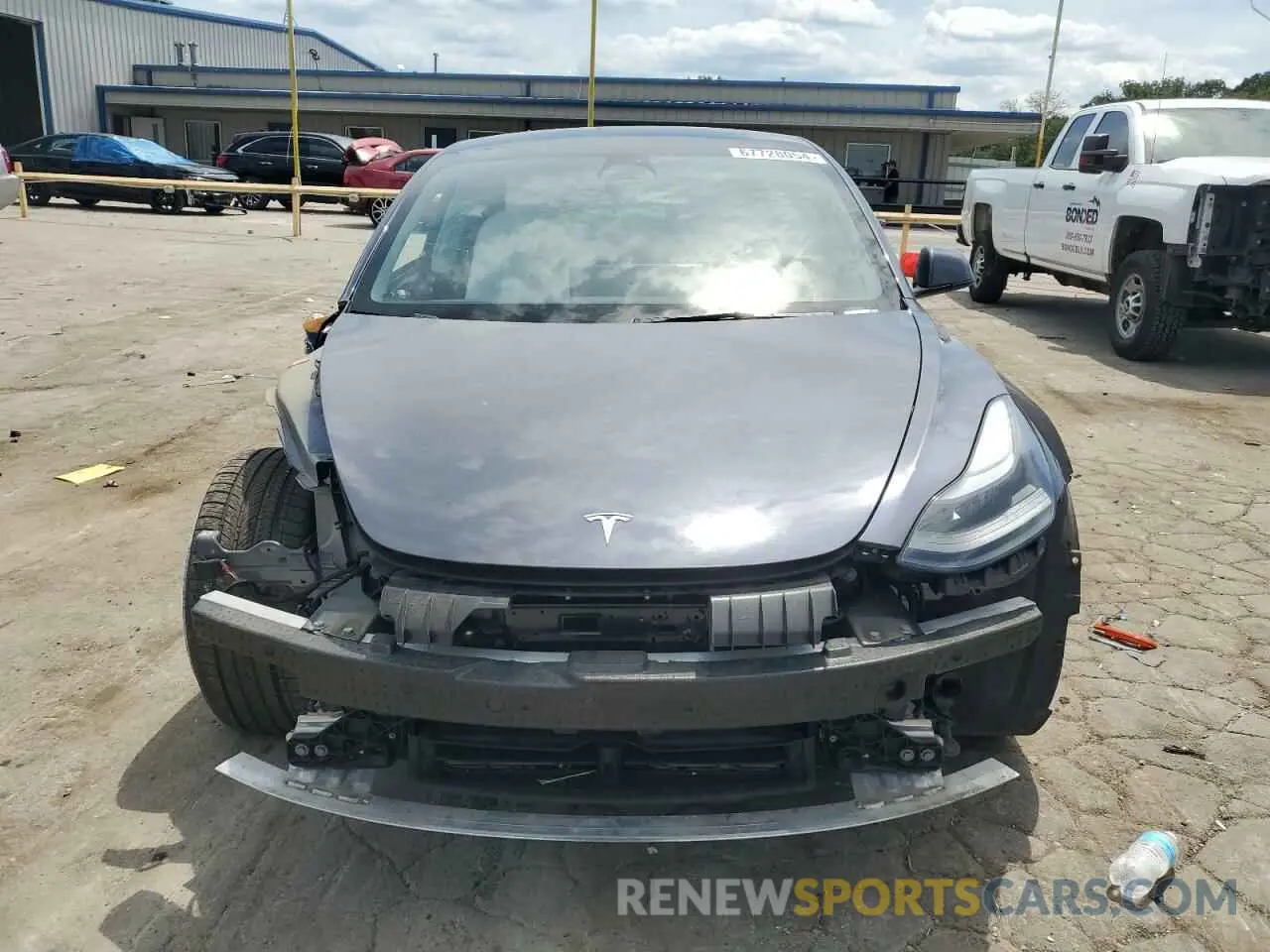 5 Photograph of a damaged car 5YJ3E1EC6NF294343 TESLA MODEL 3 2022