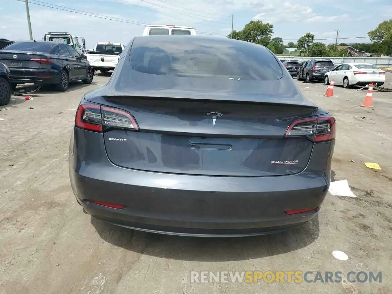 6 Photograph of a damaged car 5YJ3E1EC6NF294343 TESLA MODEL 3 2022