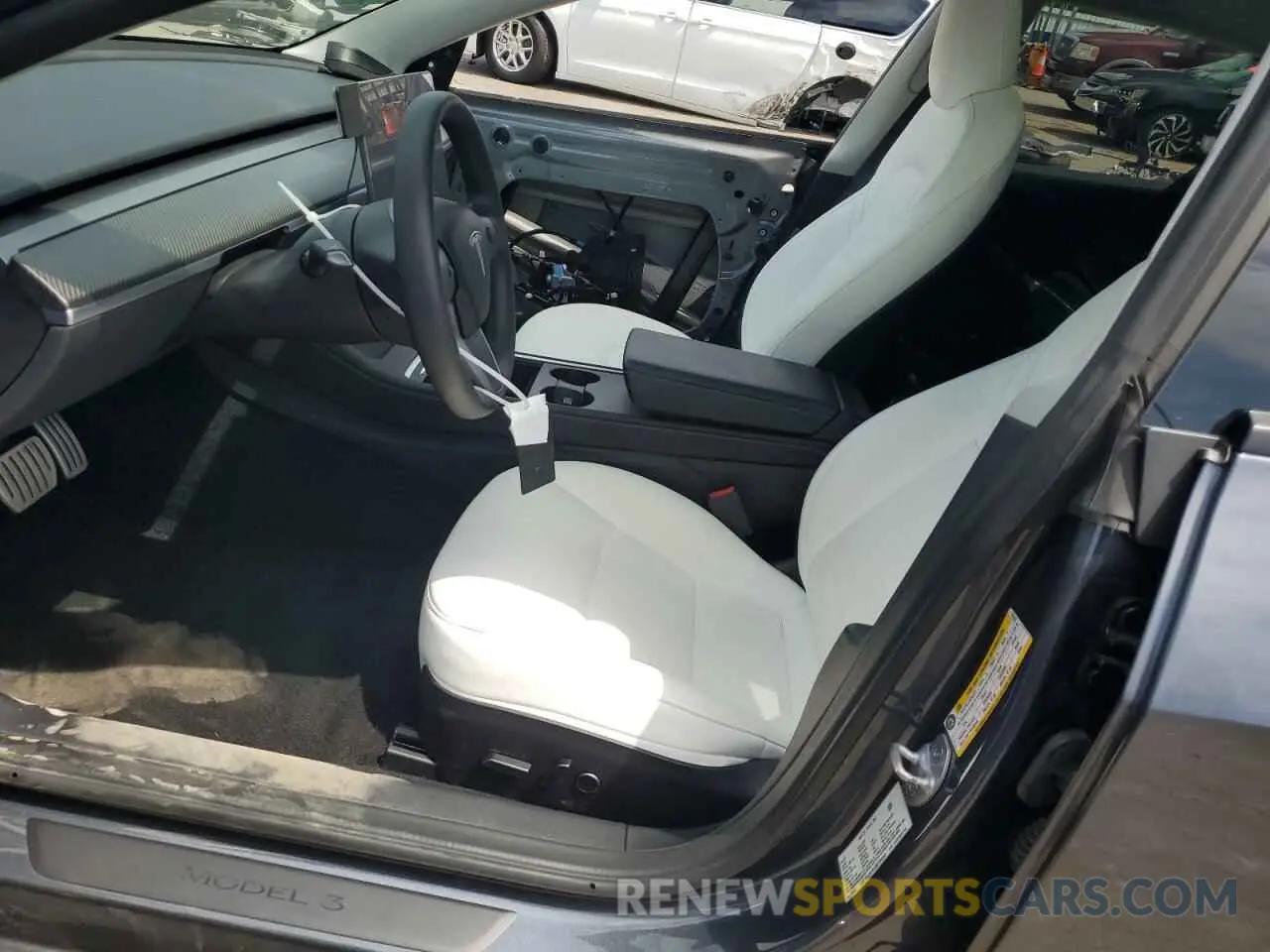 7 Photograph of a damaged car 5YJ3E1EC6NF294343 TESLA MODEL 3 2022