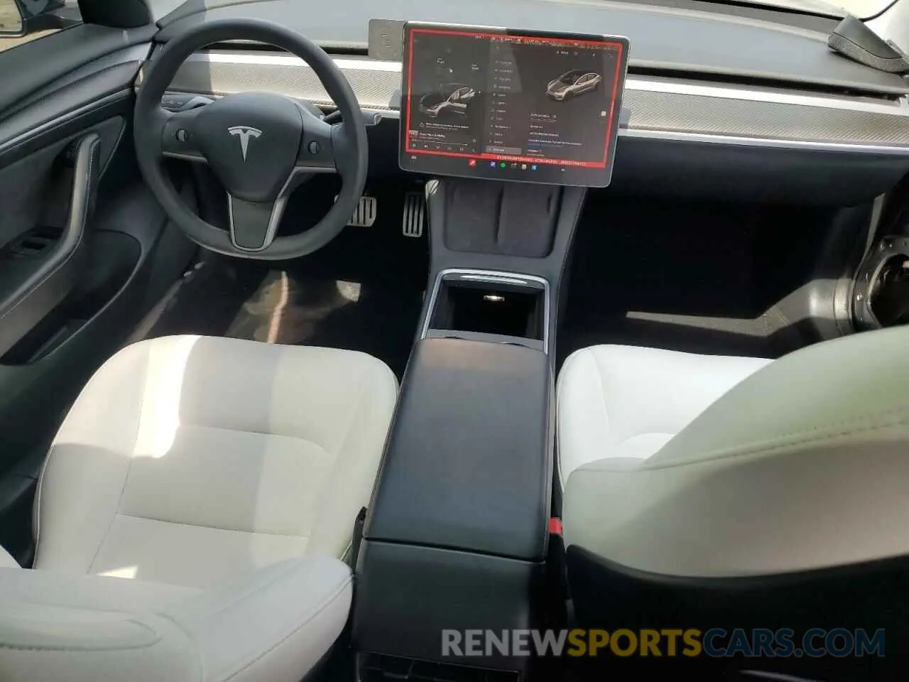 8 Photograph of a damaged car 5YJ3E1EC6NF294343 TESLA MODEL 3 2022
