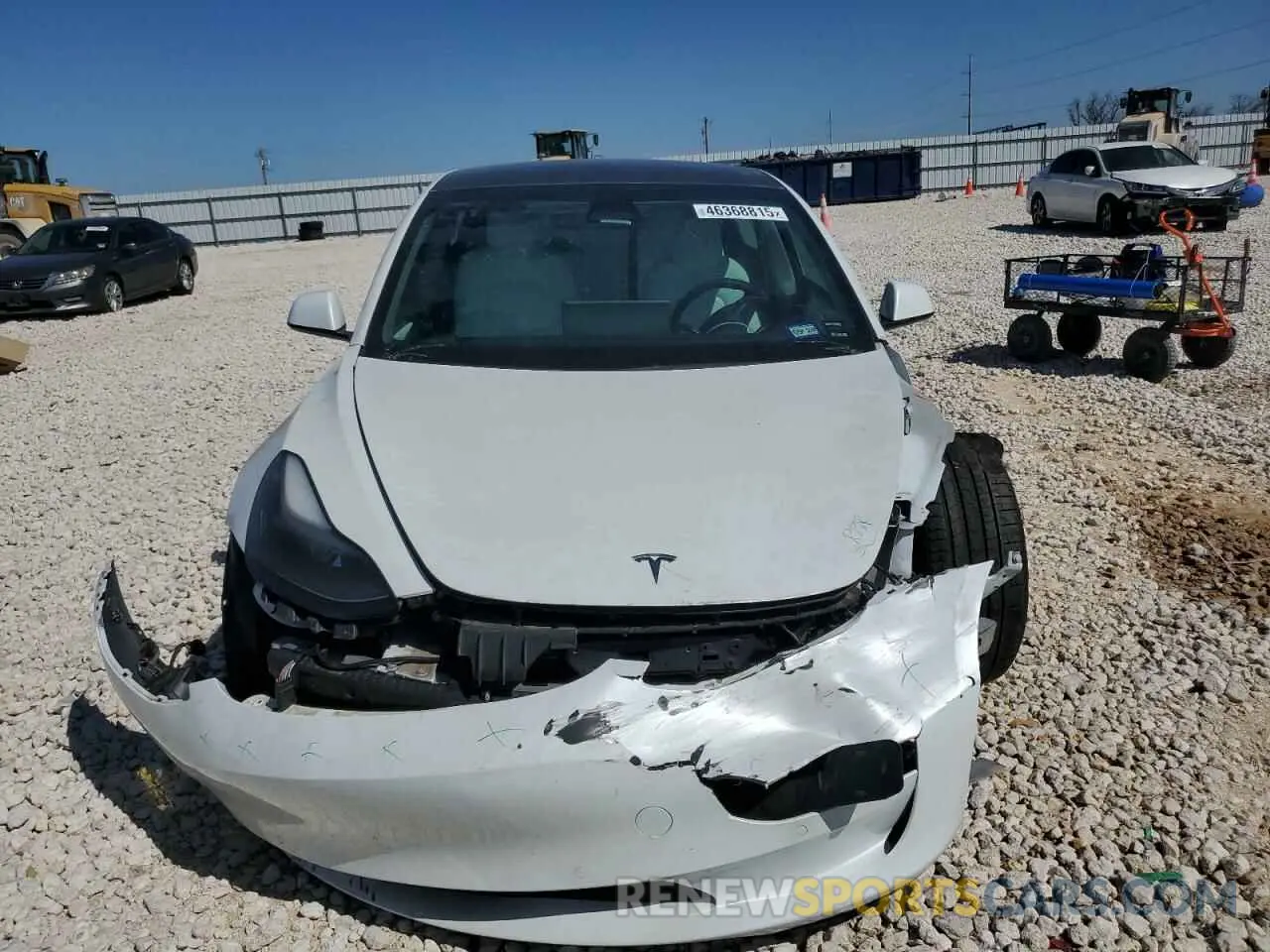 5 Photograph of a damaged car 5YJ3E1EC6NF358784 TESLA MODEL 3 2022