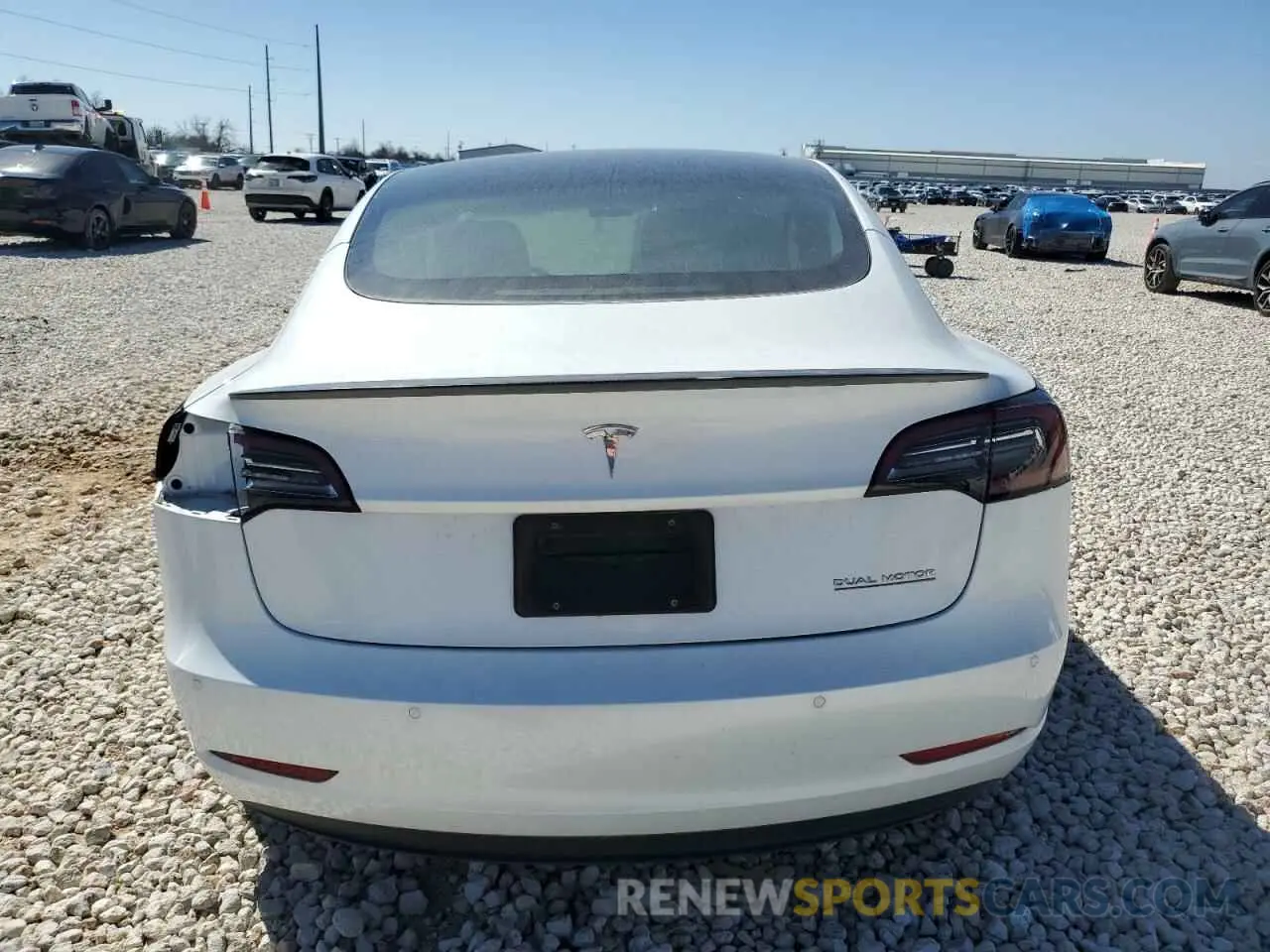 6 Photograph of a damaged car 5YJ3E1EC6NF358784 TESLA MODEL 3 2022