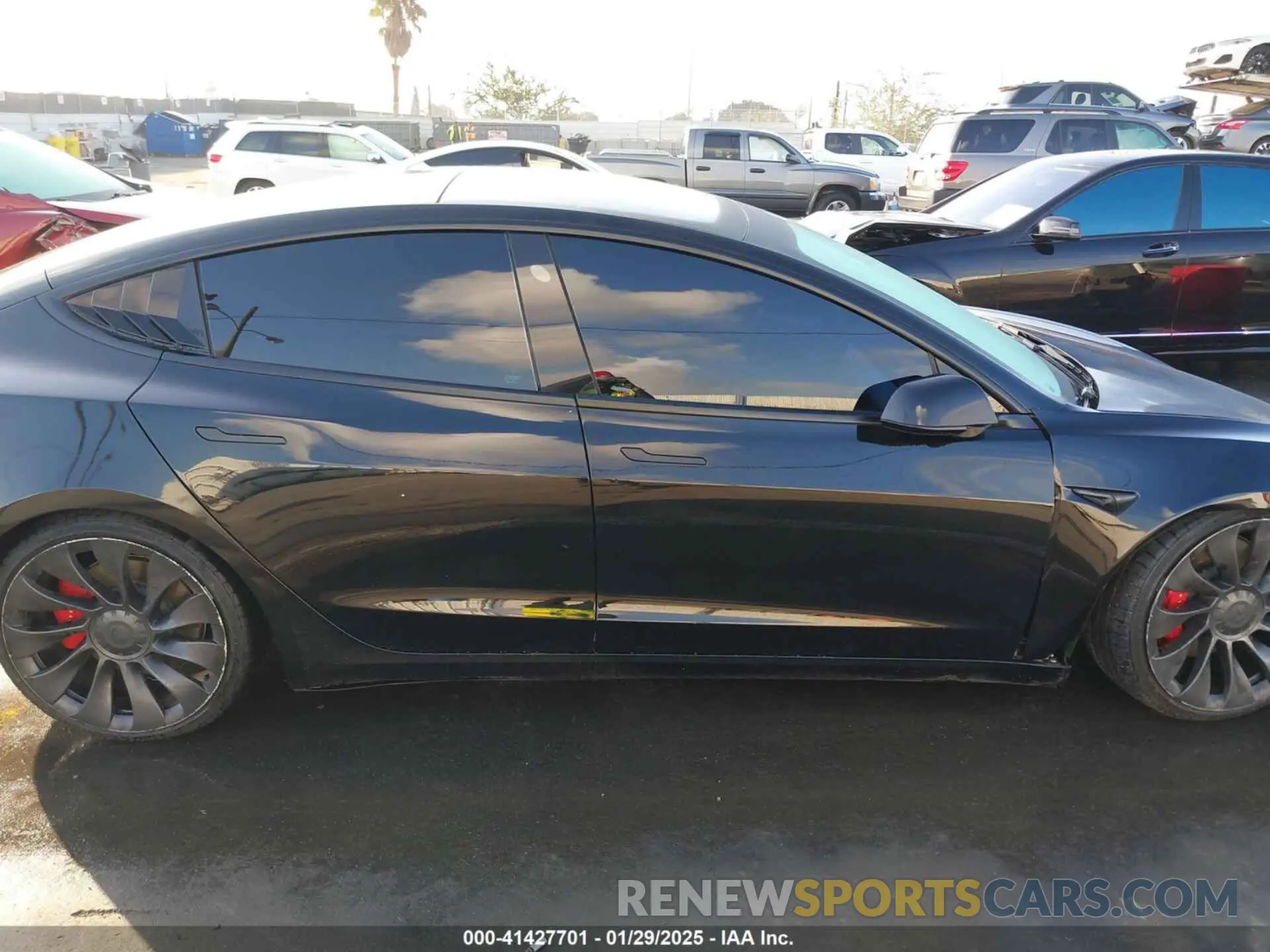 12 Photograph of a damaged car 5YJ3E1EC7NF137744 TESLA MODEL 3 2022