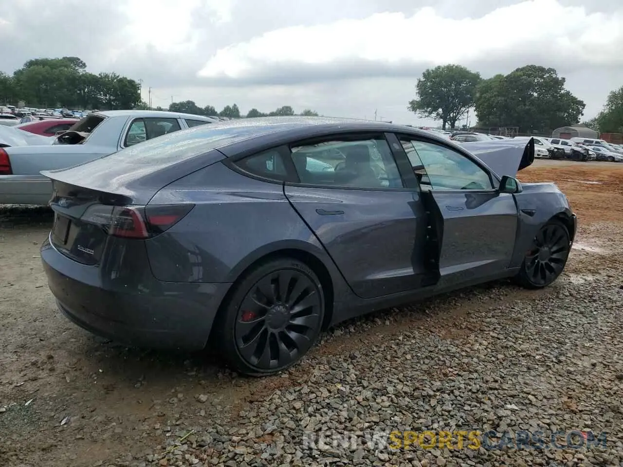 3 Photograph of a damaged car 5YJ3E1EC7NF268284 TESLA MODEL 3 2022