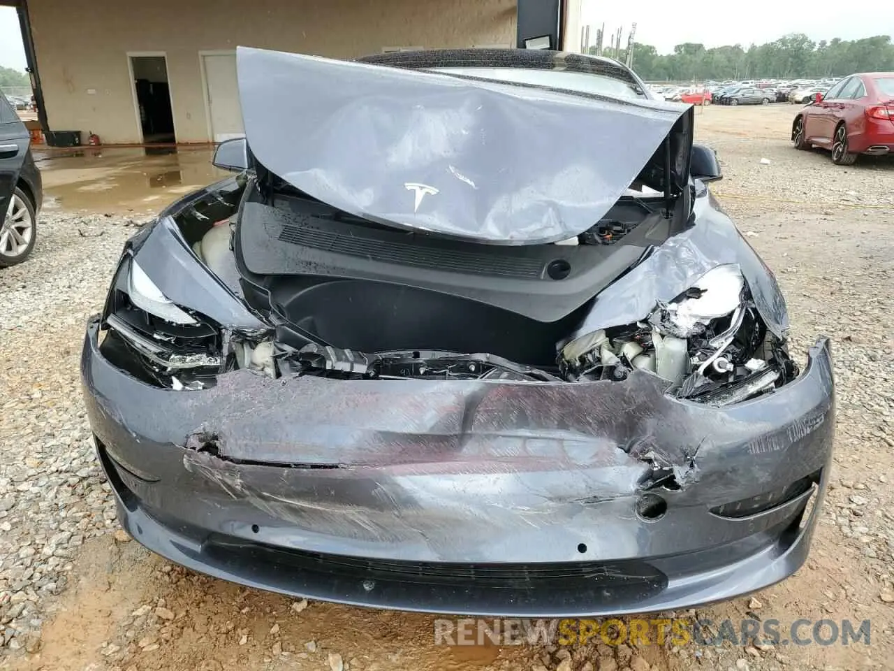 5 Photograph of a damaged car 5YJ3E1EC7NF268284 TESLA MODEL 3 2022