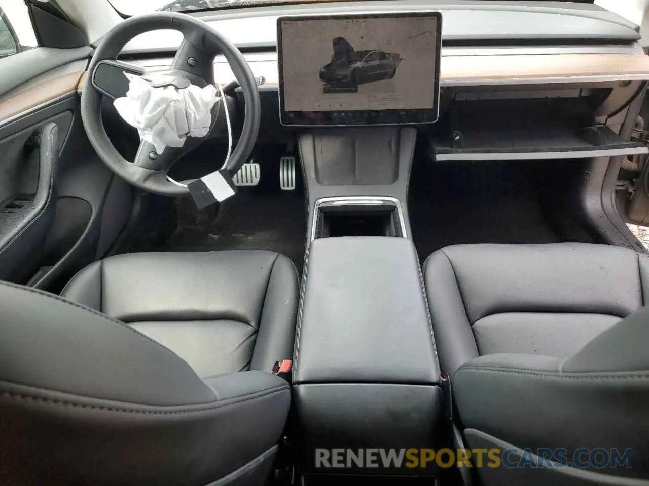 8 Photograph of a damaged car 5YJ3E1EC7NF268284 TESLA MODEL 3 2022