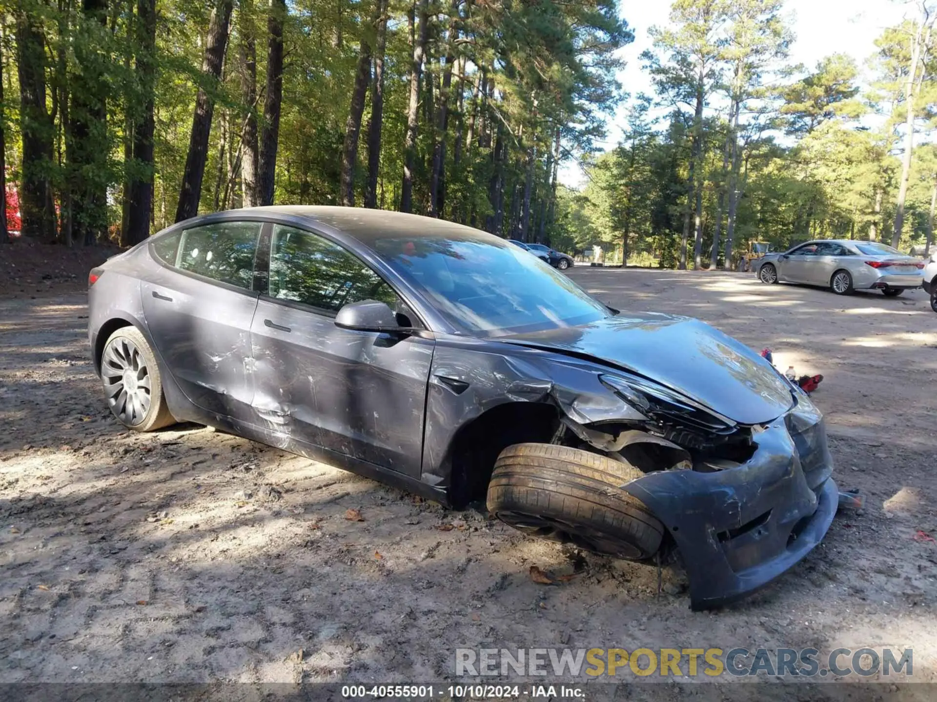 1 Photograph of a damaged car 5YJ3E1EC7NF329679 TESLA MODEL 3 2022