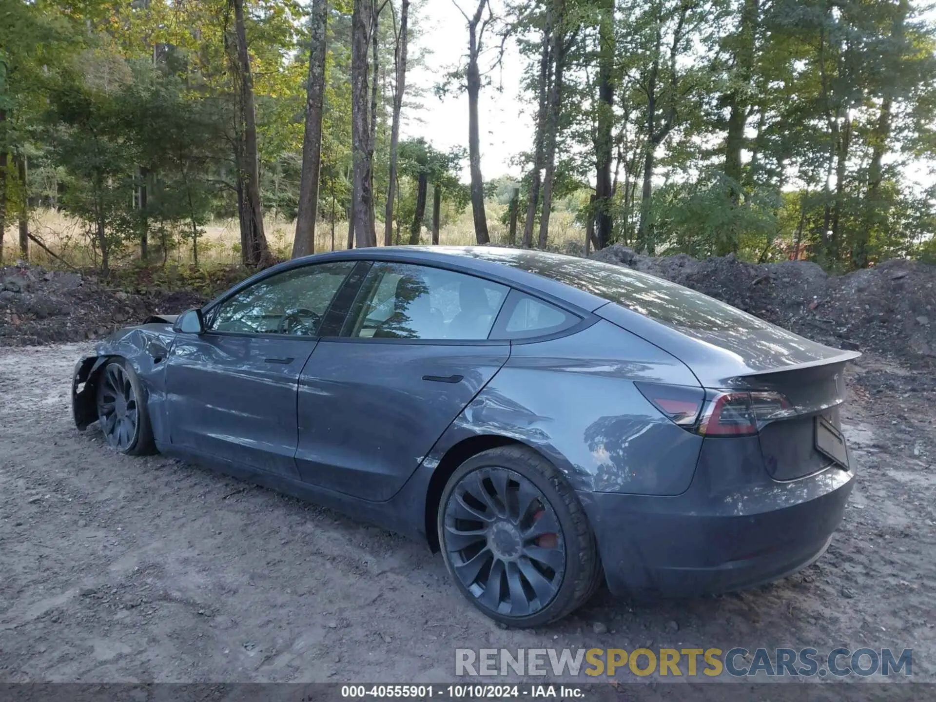 3 Photograph of a damaged car 5YJ3E1EC7NF329679 TESLA MODEL 3 2022
