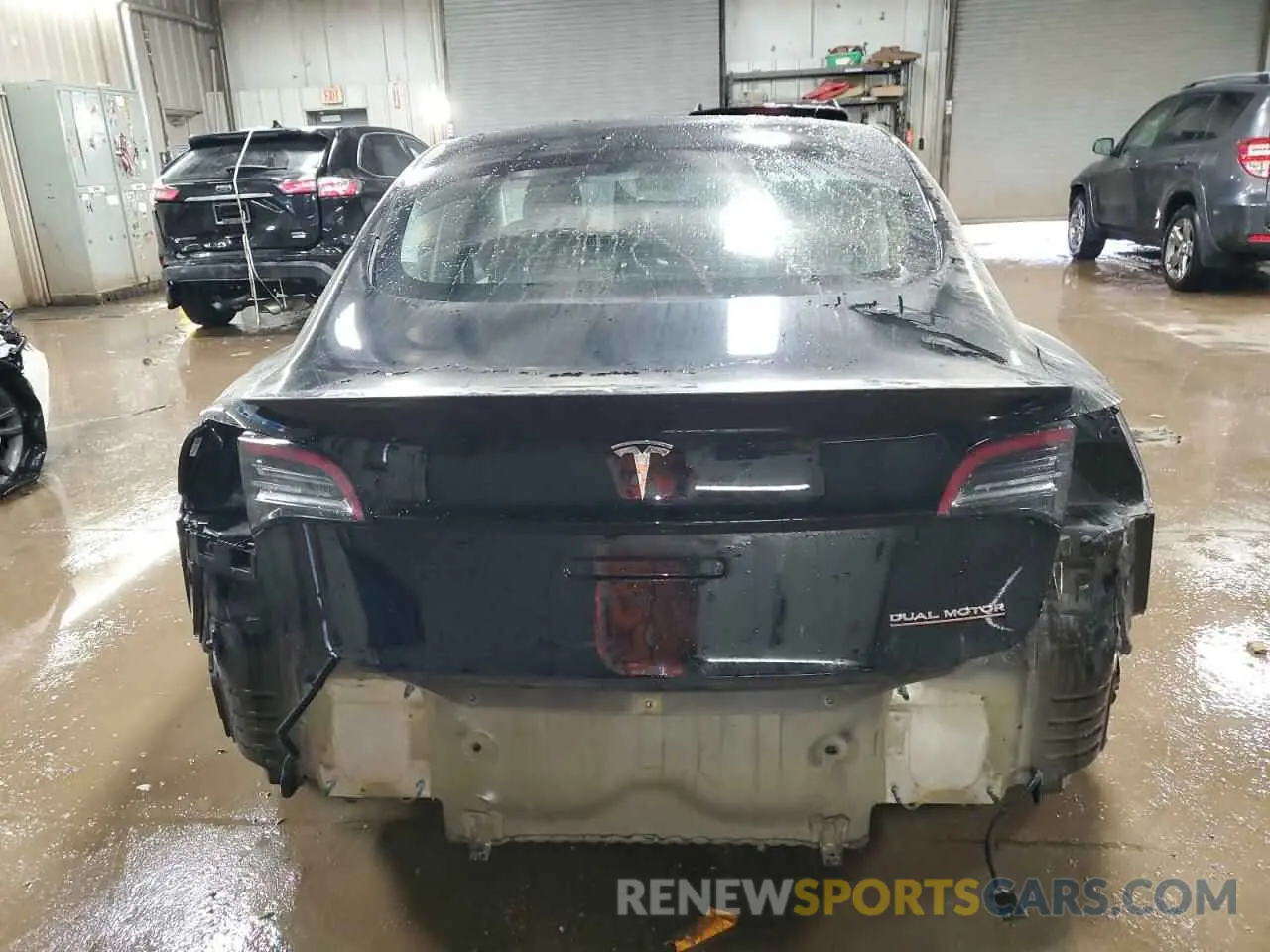 6 Photograph of a damaged car 5YJ3E1EC7NF340634 TESLA MODEL 3 2022