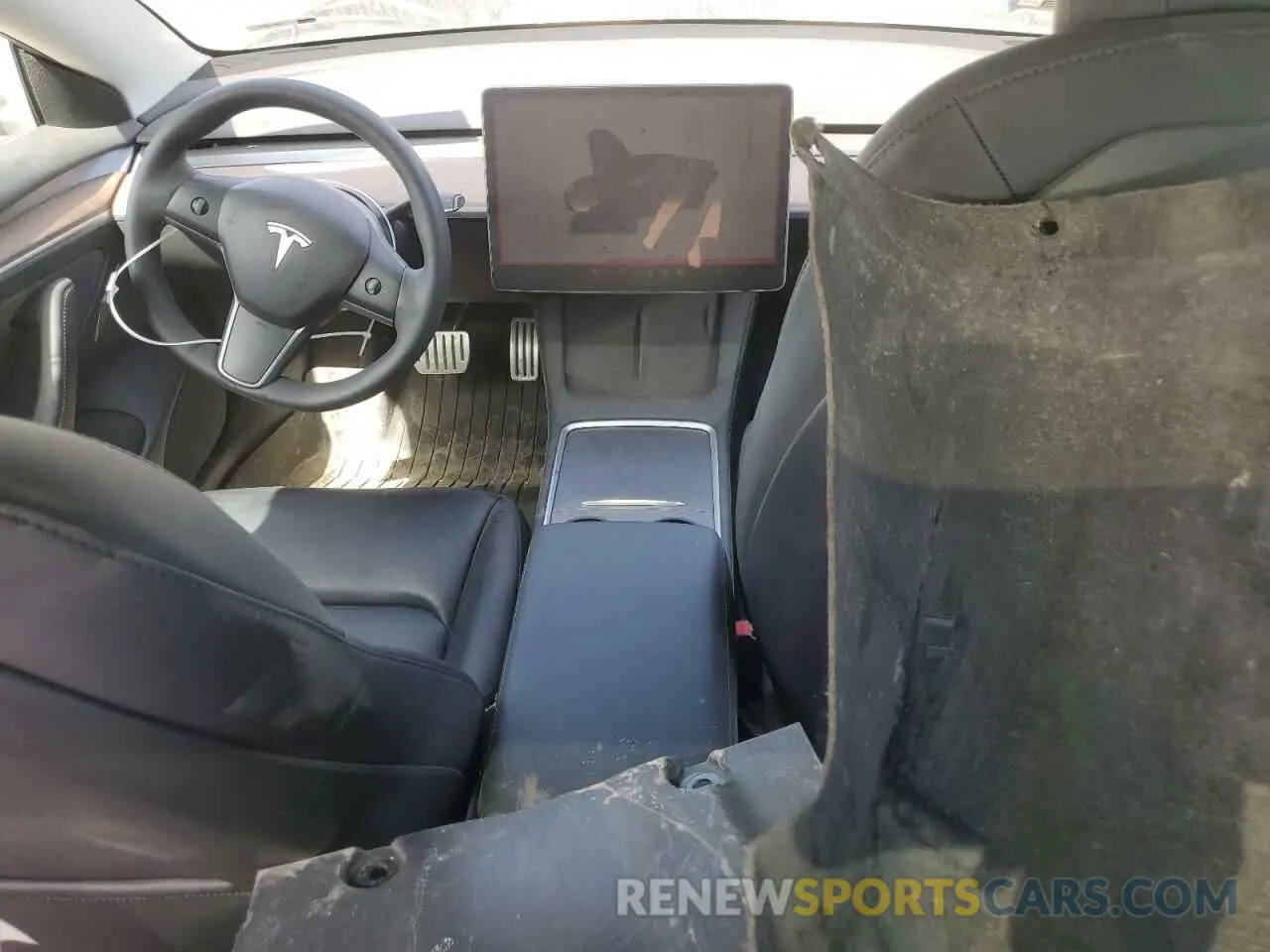 8 Photograph of a damaged car 5YJ3E1EC7NF340634 TESLA MODEL 3 2022