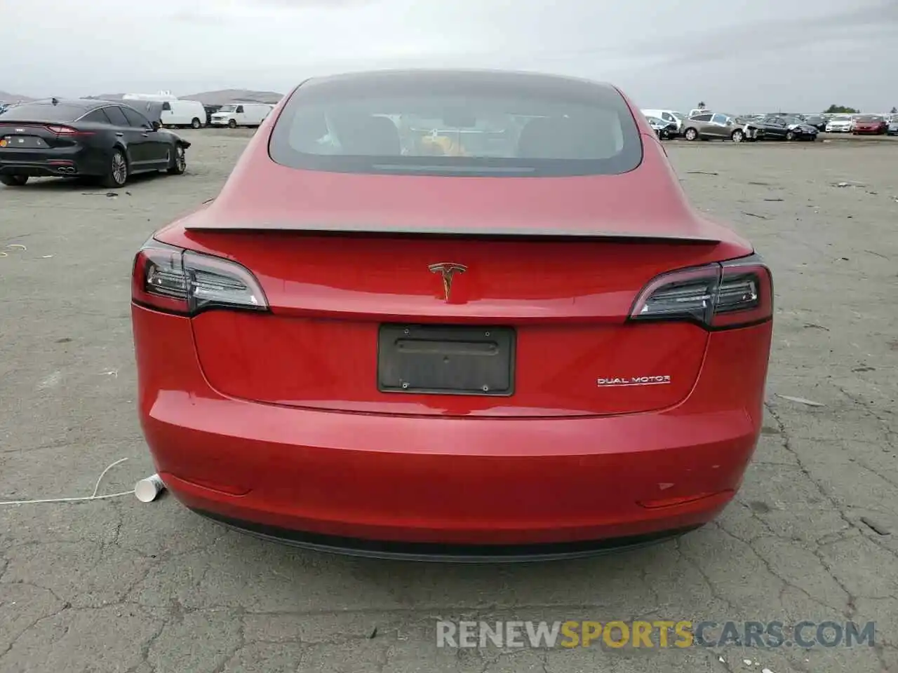 6 Photograph of a damaged car 5YJ3E1EC8NF134304 TESLA MODEL 3 2022