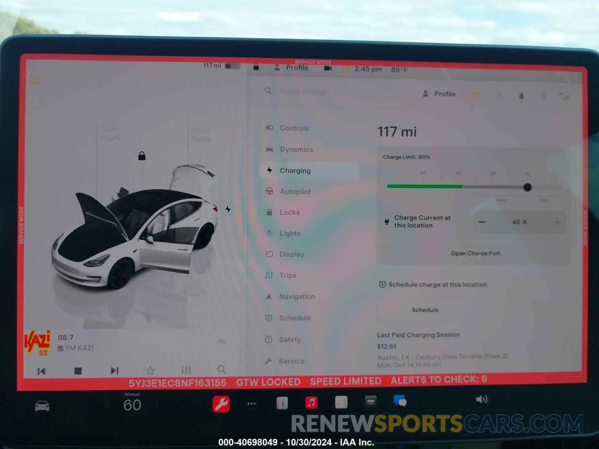 17 Photograph of a damaged car 5YJ3E1EC8NF163155 TESLA MODEL 3 2022