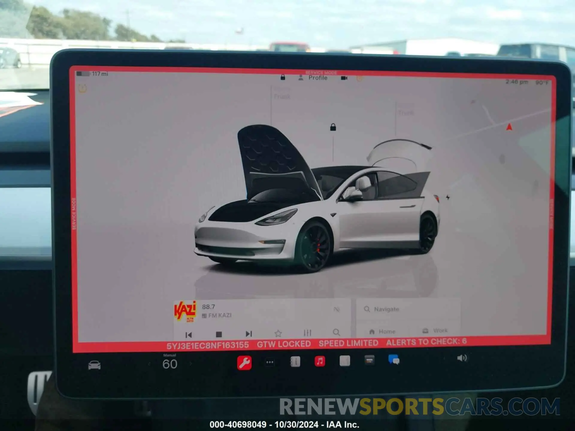 18 Photograph of a damaged car 5YJ3E1EC8NF163155 TESLA MODEL 3 2022
