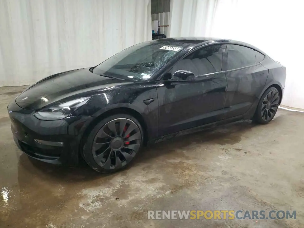 1 Photograph of a damaged car 5YJ3E1EC8NF239831 TESLA MODEL 3 2022