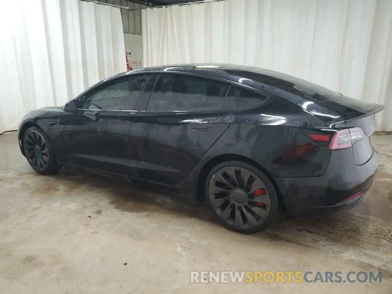 2 Photograph of a damaged car 5YJ3E1EC8NF239831 TESLA MODEL 3 2022