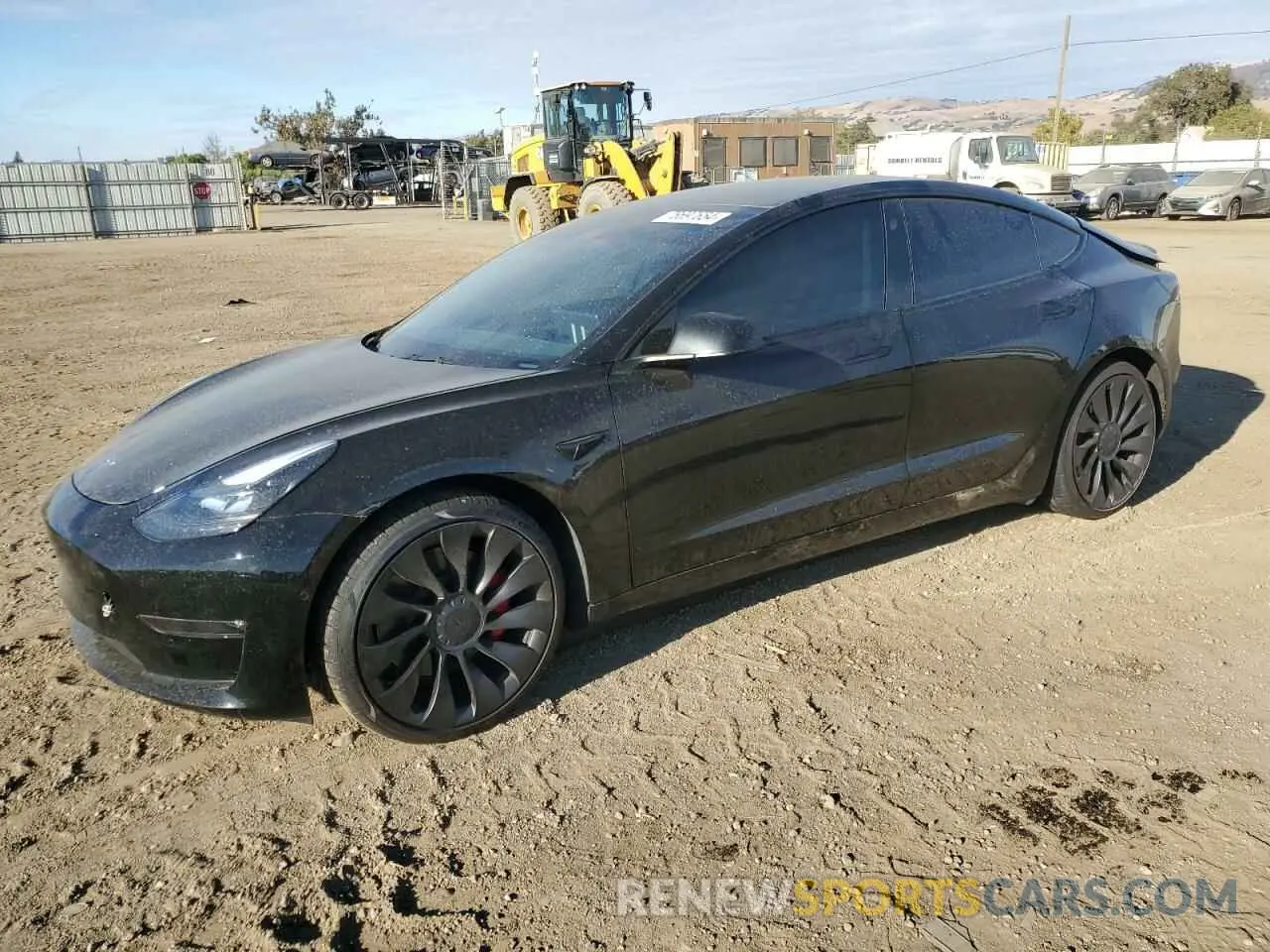1 Photograph of a damaged car 5YJ3E1EC8NF260677 TESLA MODEL 3 2022