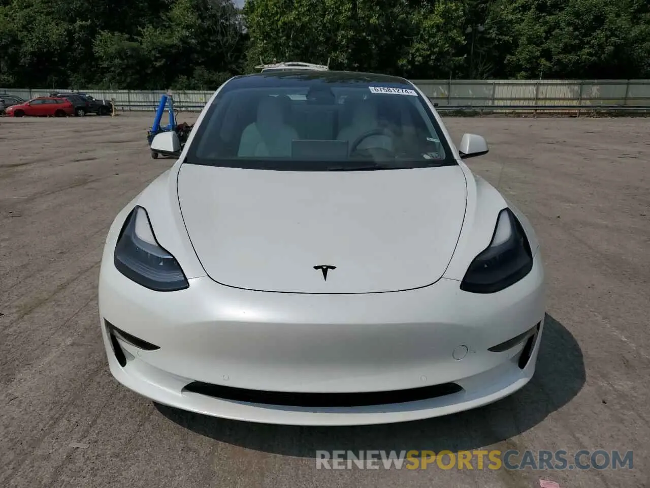 5 Photograph of a damaged car 5YJ3E1EC8NF269850 TESLA MODEL 3 2022