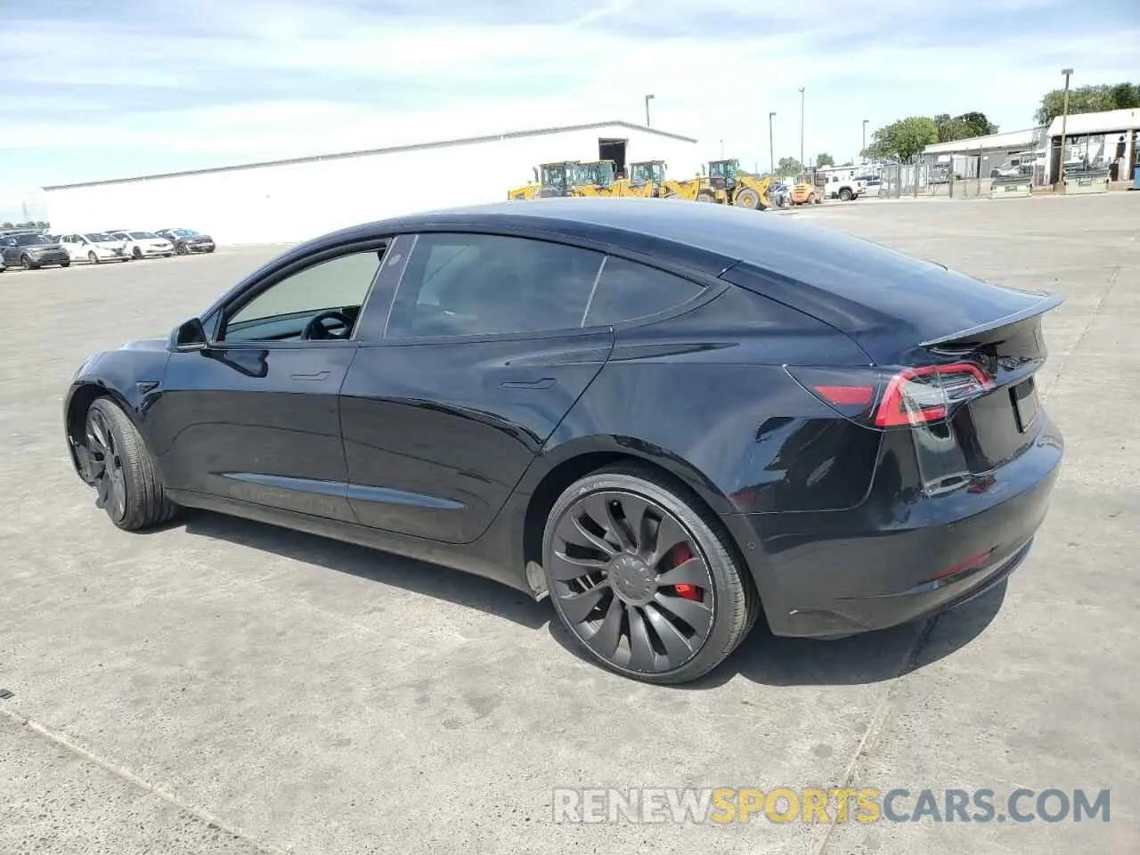 2 Photograph of a damaged car 5YJ3E1EC8NF270240 TESLA MODEL 3 2022