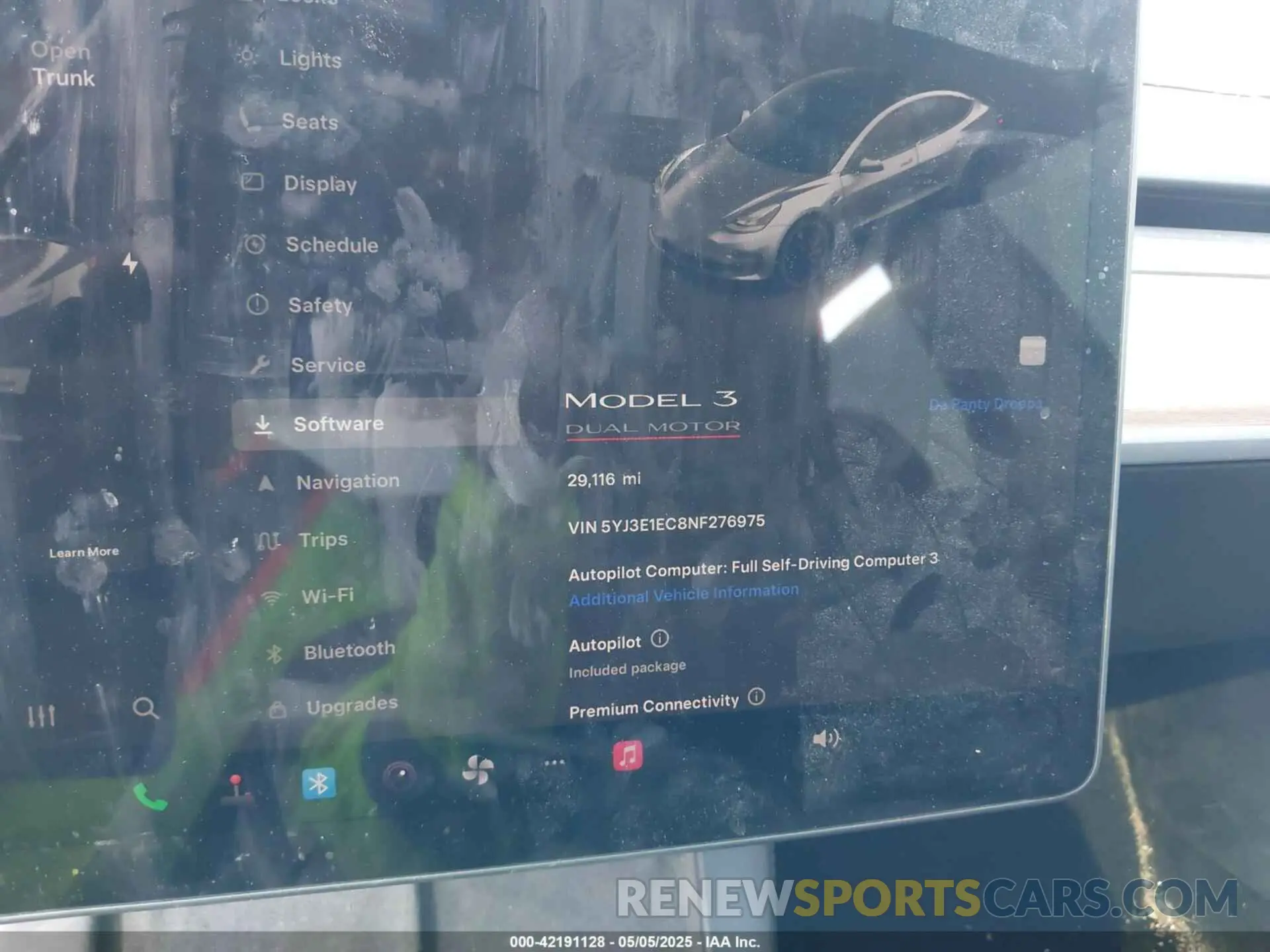 7 Photograph of a damaged car 5YJ3E1EC8NF276975 TESLA MODEL 3 2022