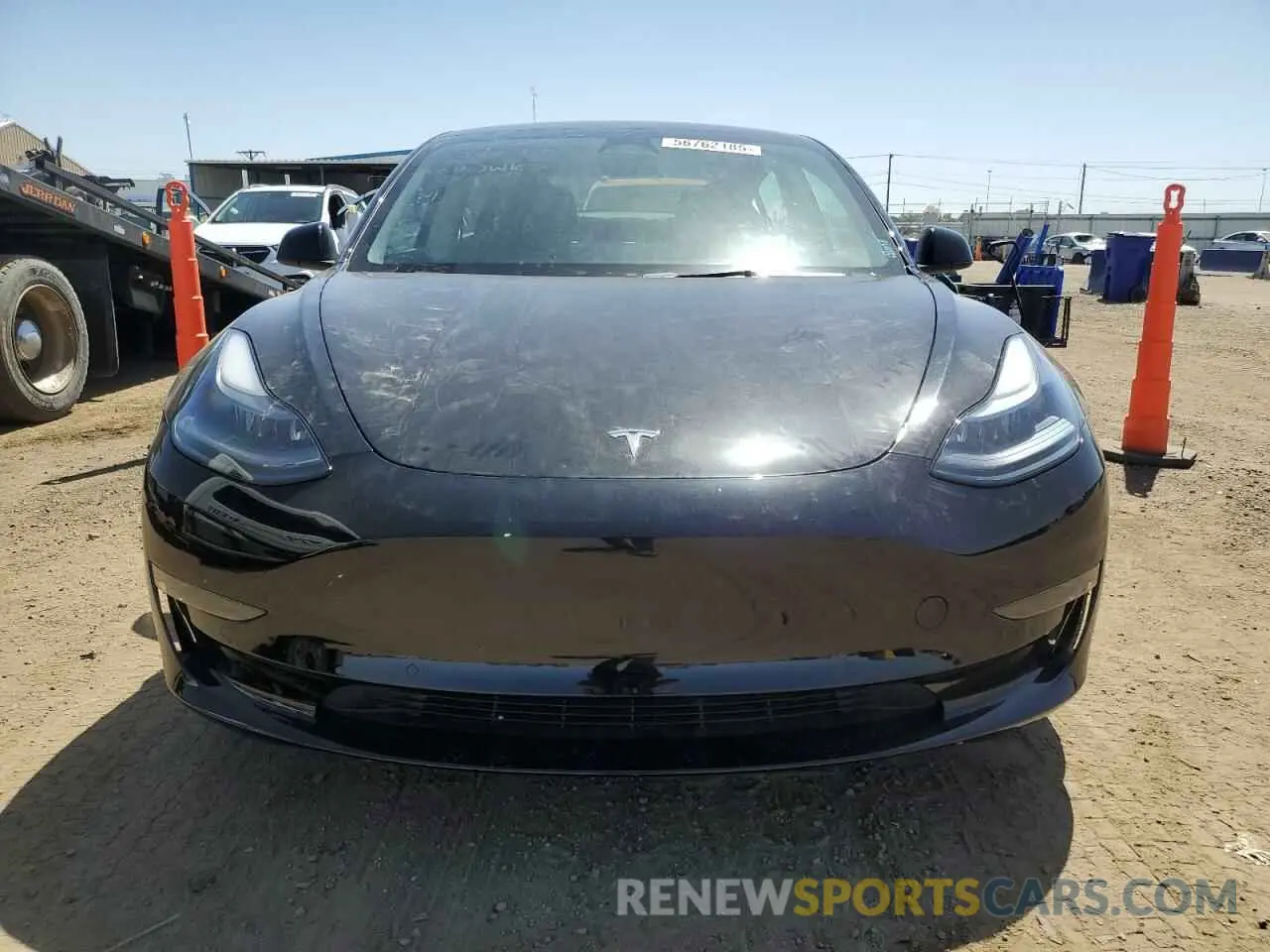 5 Photograph of a damaged car 5YJ3E1EC8NF357247 TESLA MODEL 3 2022